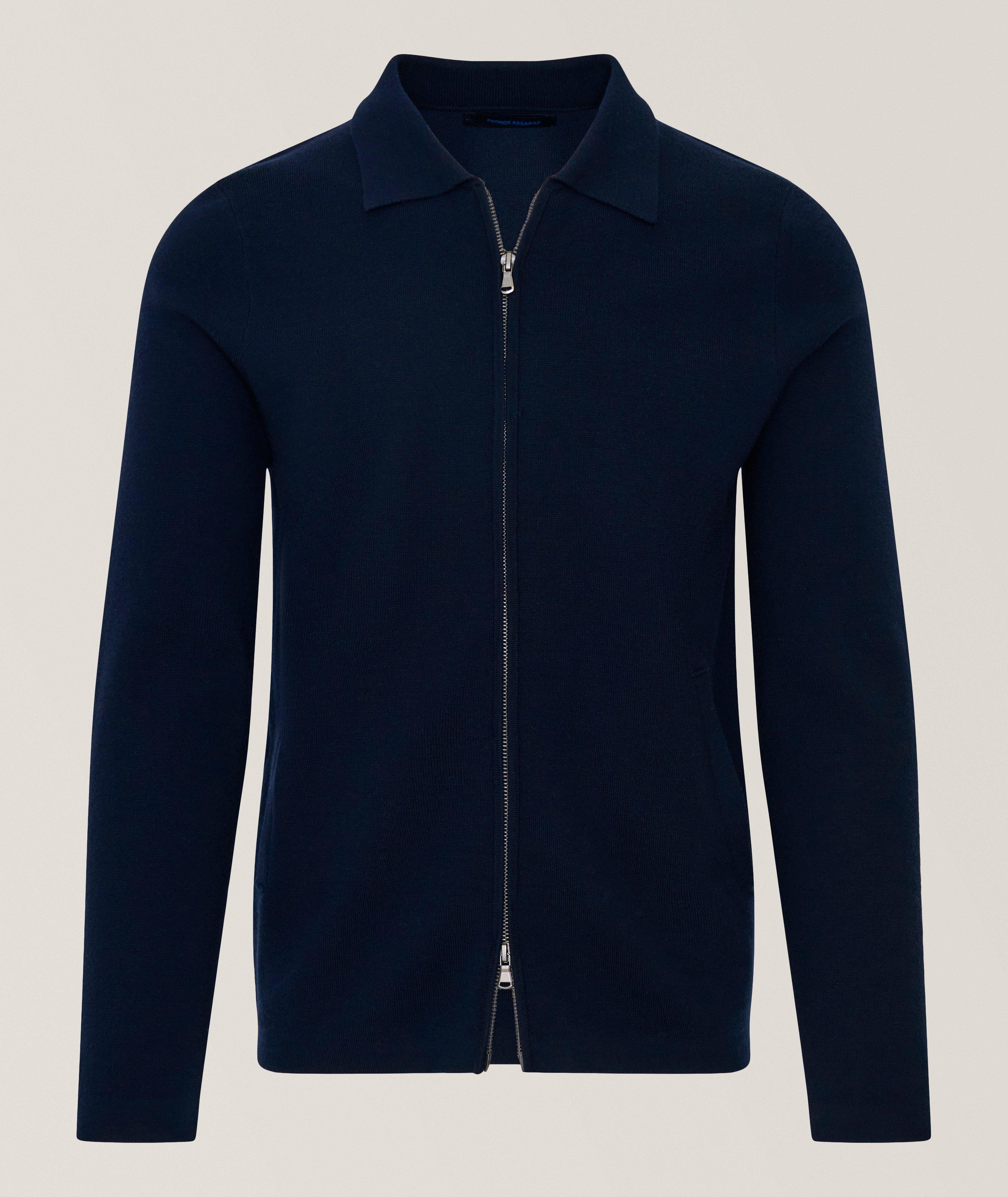 Patrick Assaraf Pull zippé point Milano