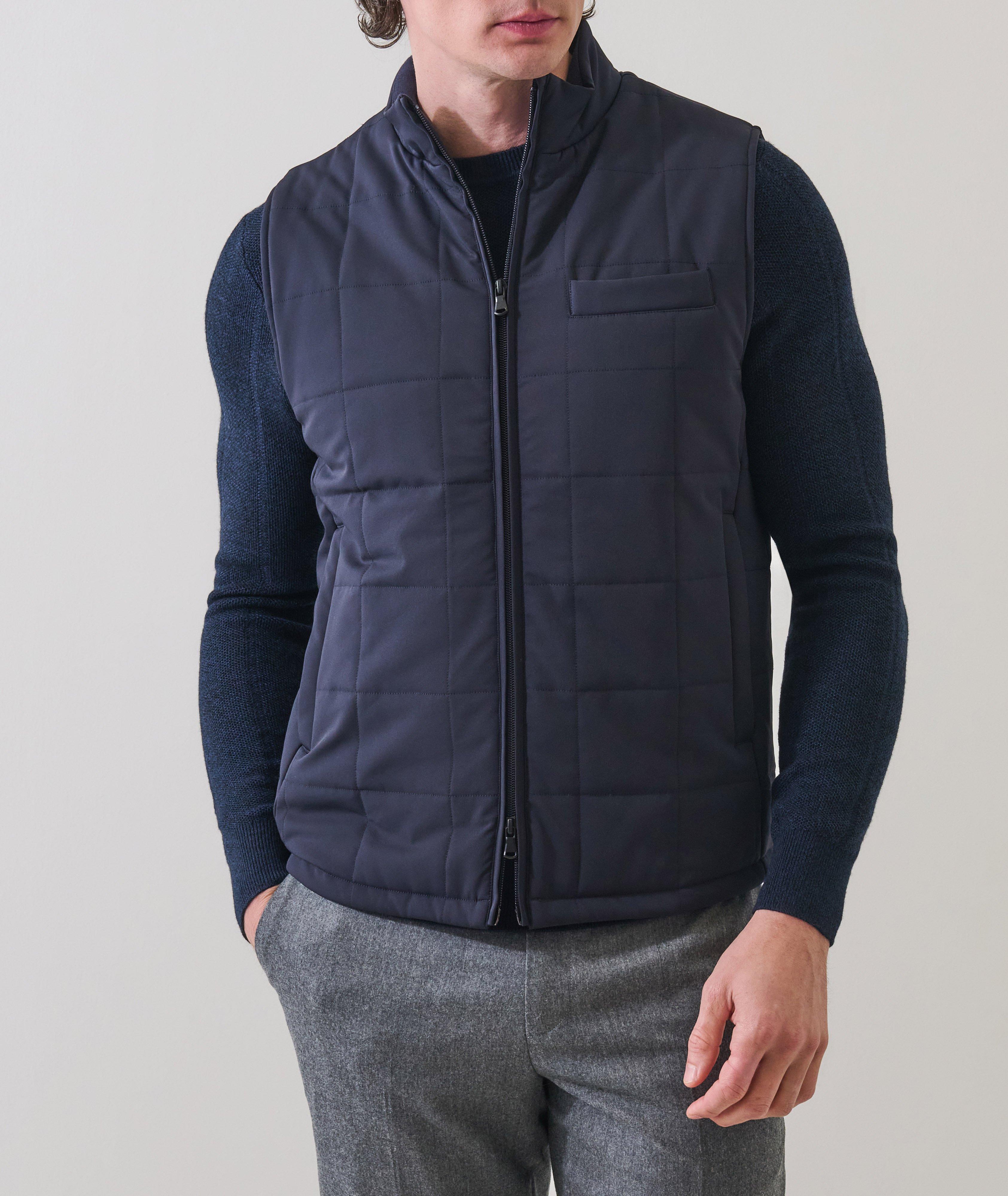 Patrick Assaraf Nucleo Quilted Stretch Nylon Vest | Coats | Harry