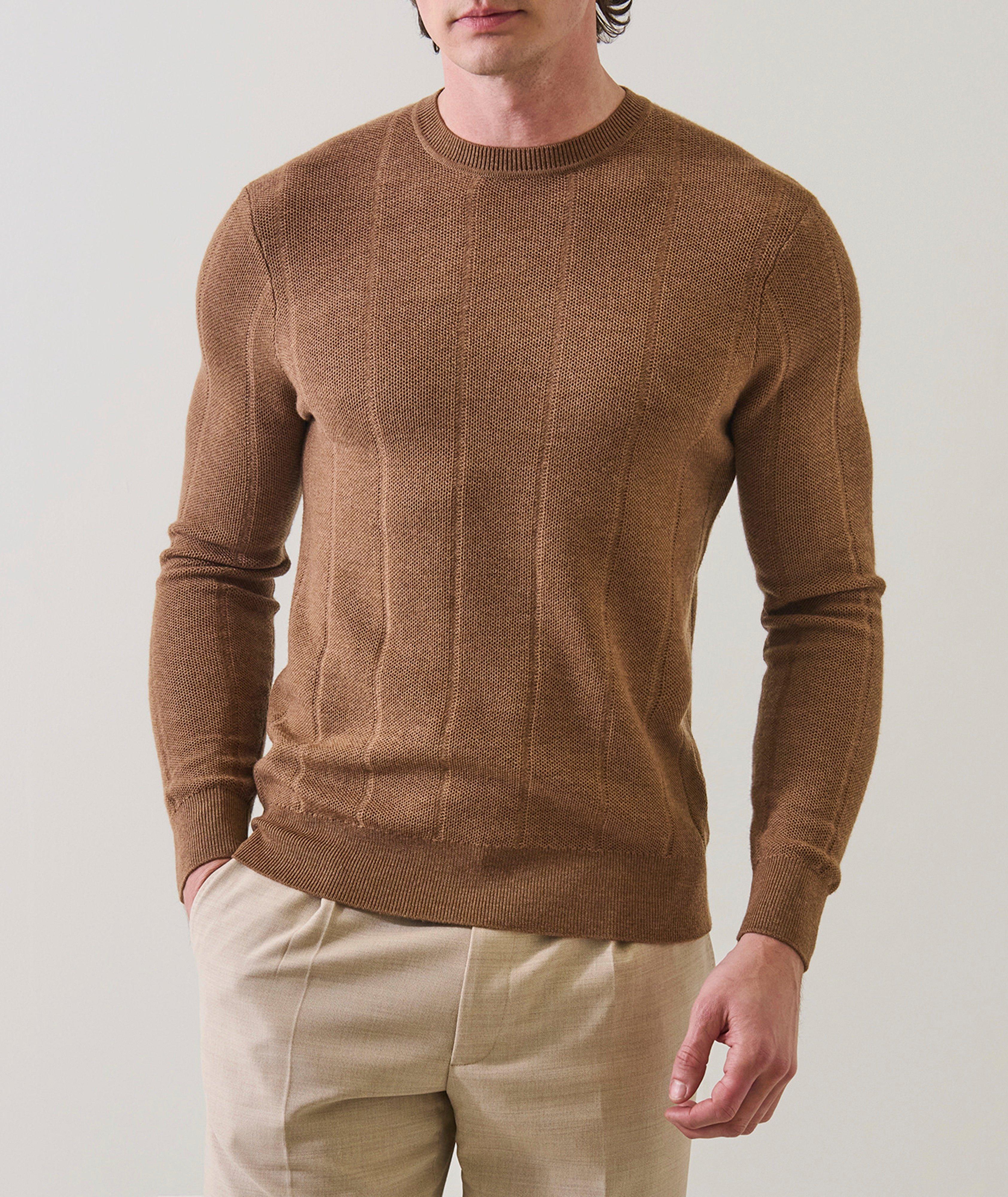 Mouliné Extrafine Drop Needle Crewneck Sweater image 2