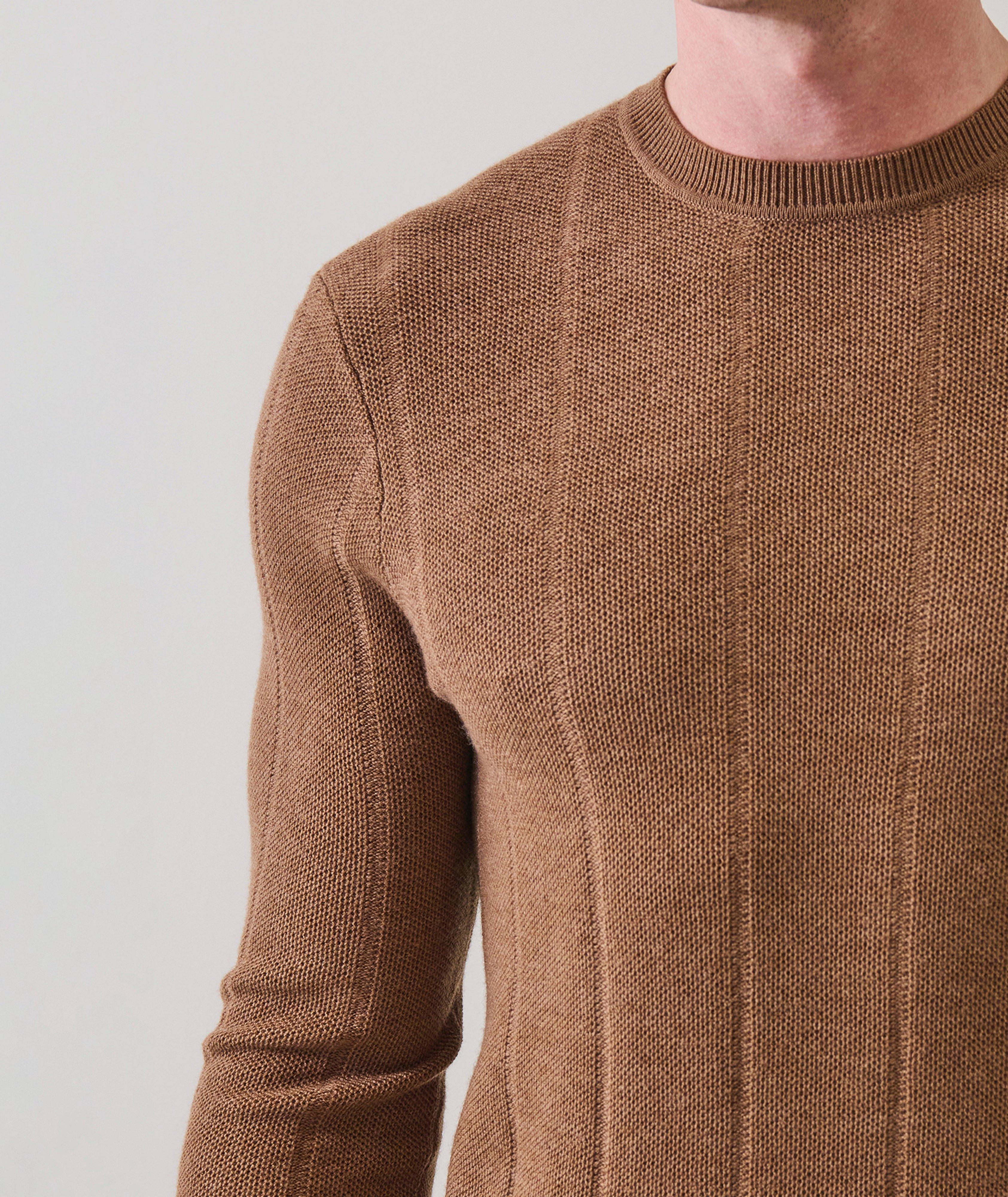 Mouliné Extrafine Drop Needle Crewneck Sweater image 4