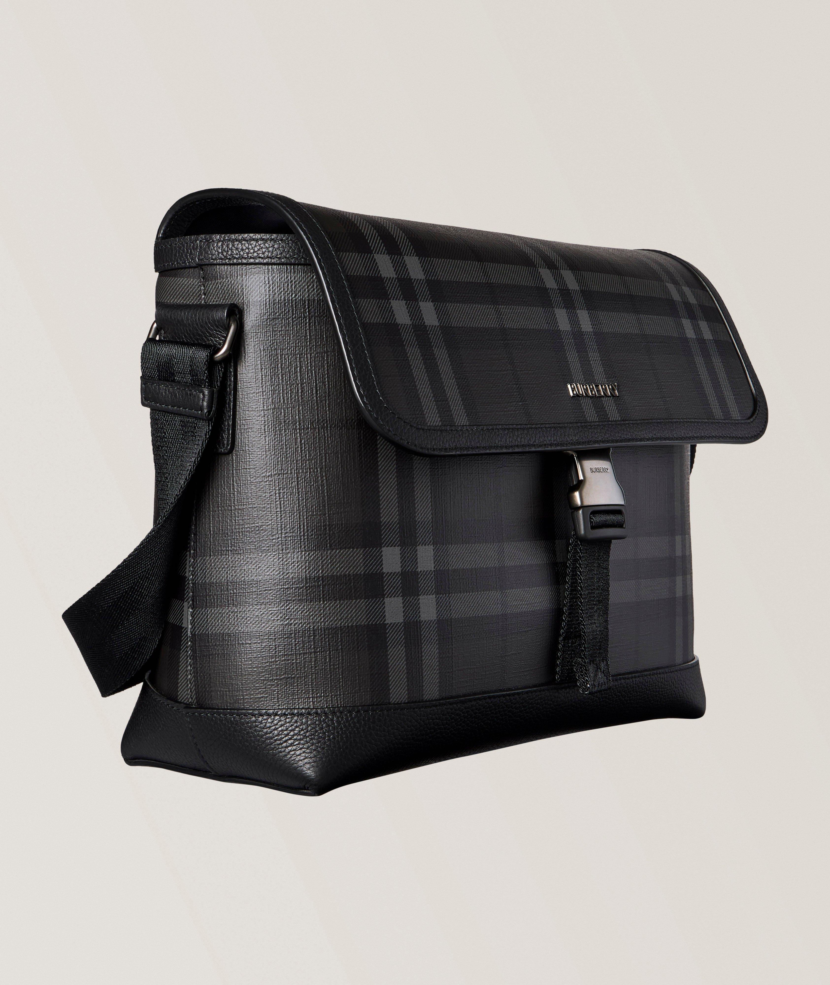 Sac messager pince quadrillé City moyen image 1