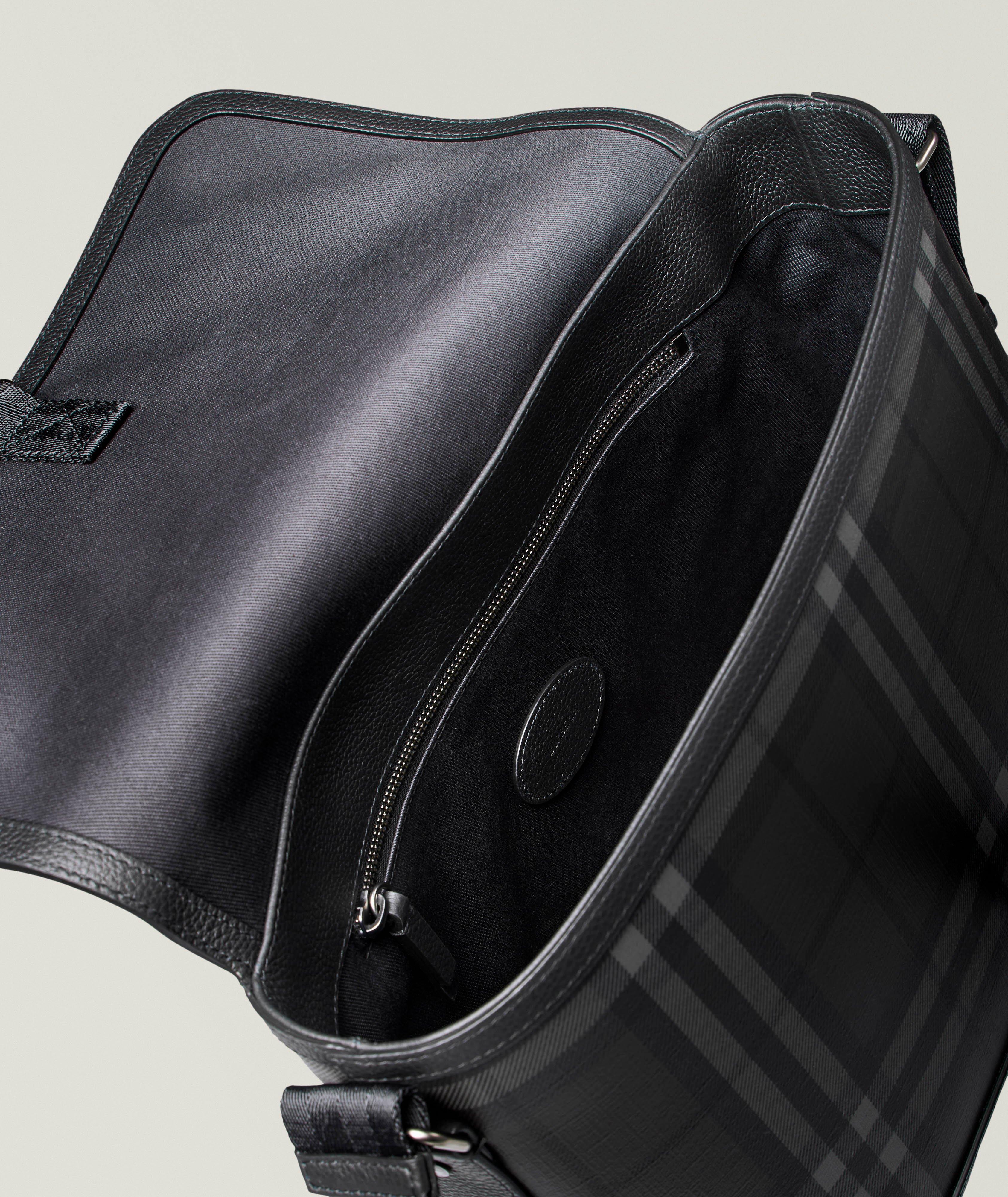 Sac messager pince quadrillé City moyen image 3