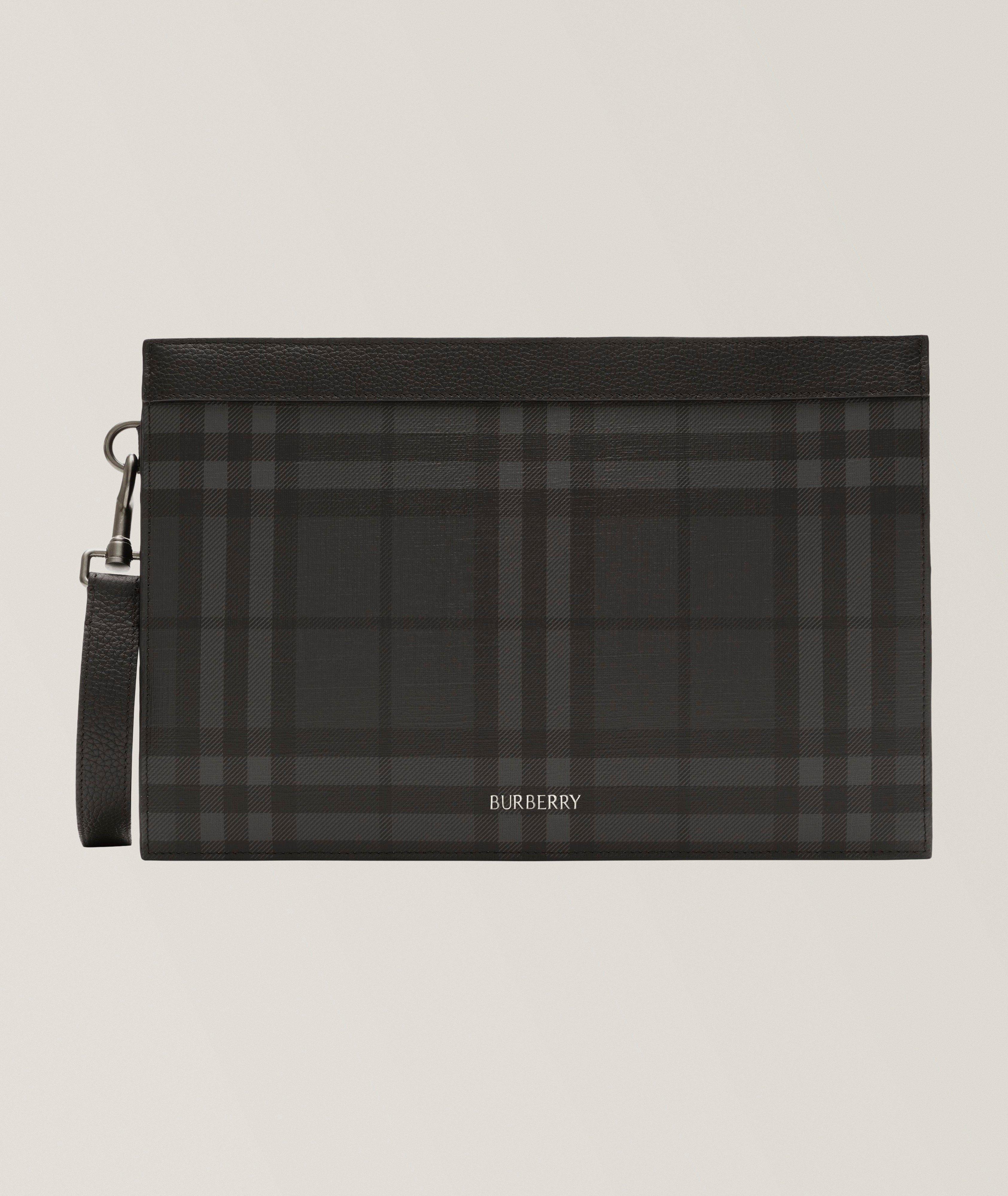 Burberry City Check Zip Pouch