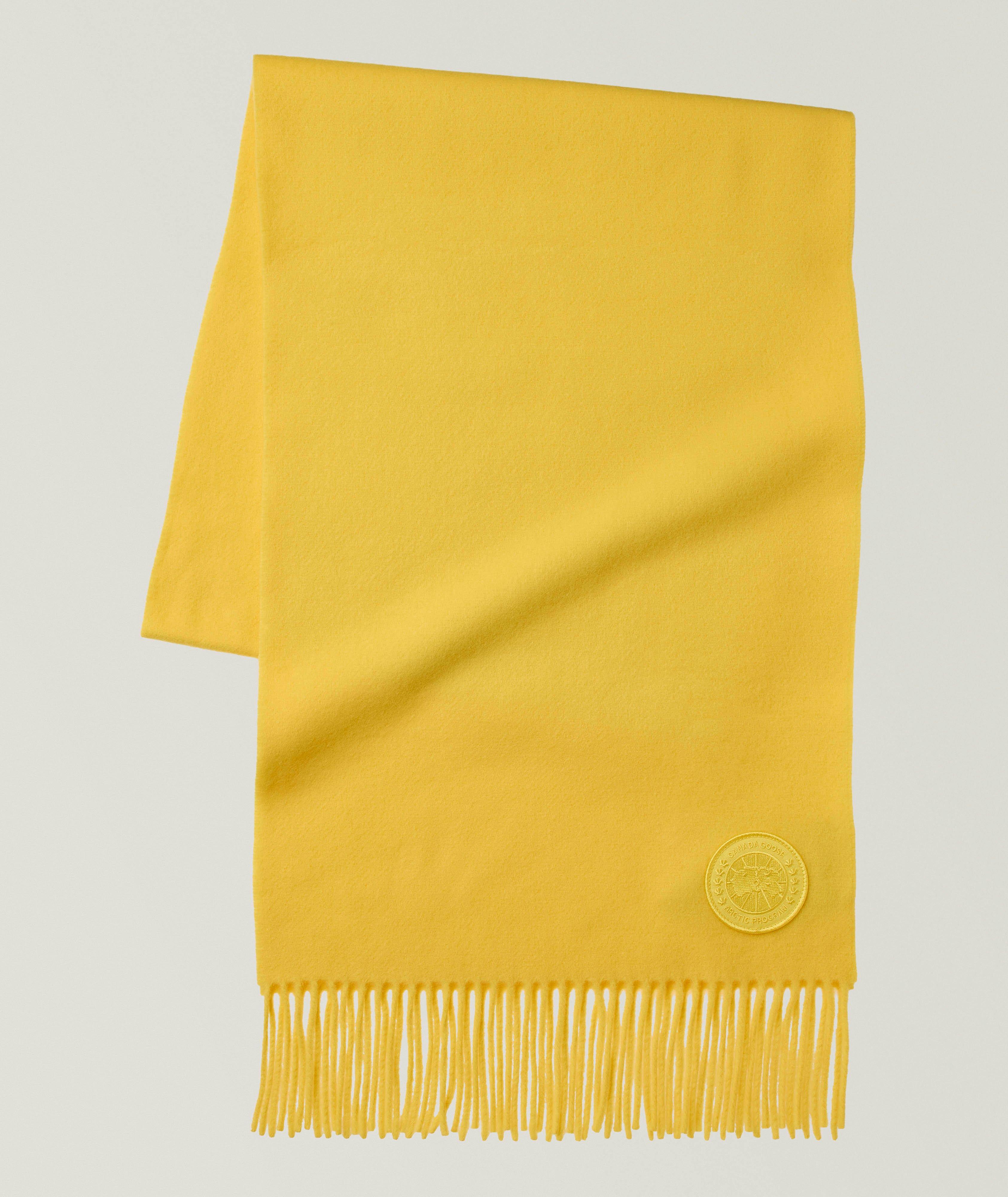 Canada Goose Fringe Wool-Cashmere Scarf