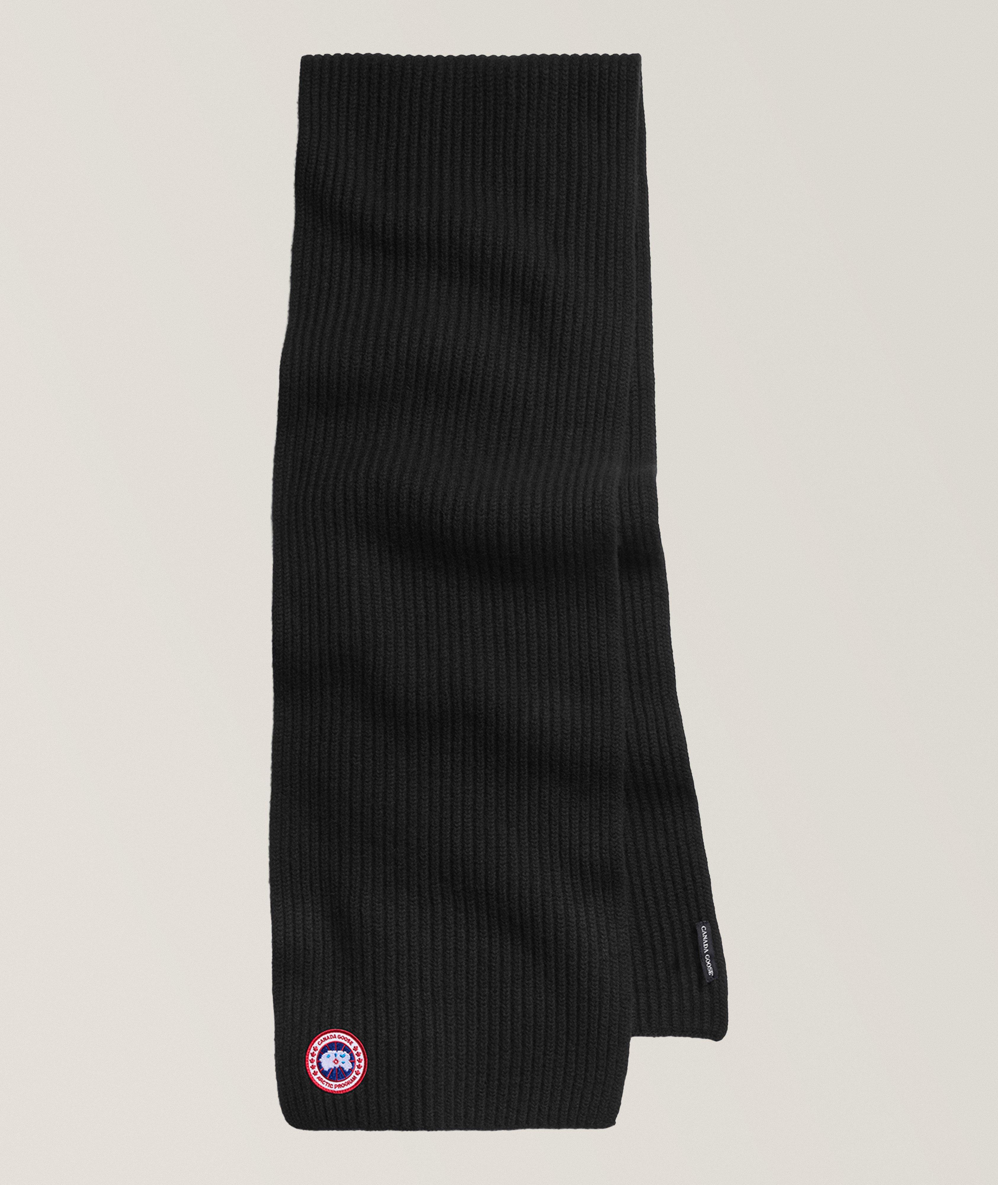 Canada Goose Cashmere Blend Rib Scarf