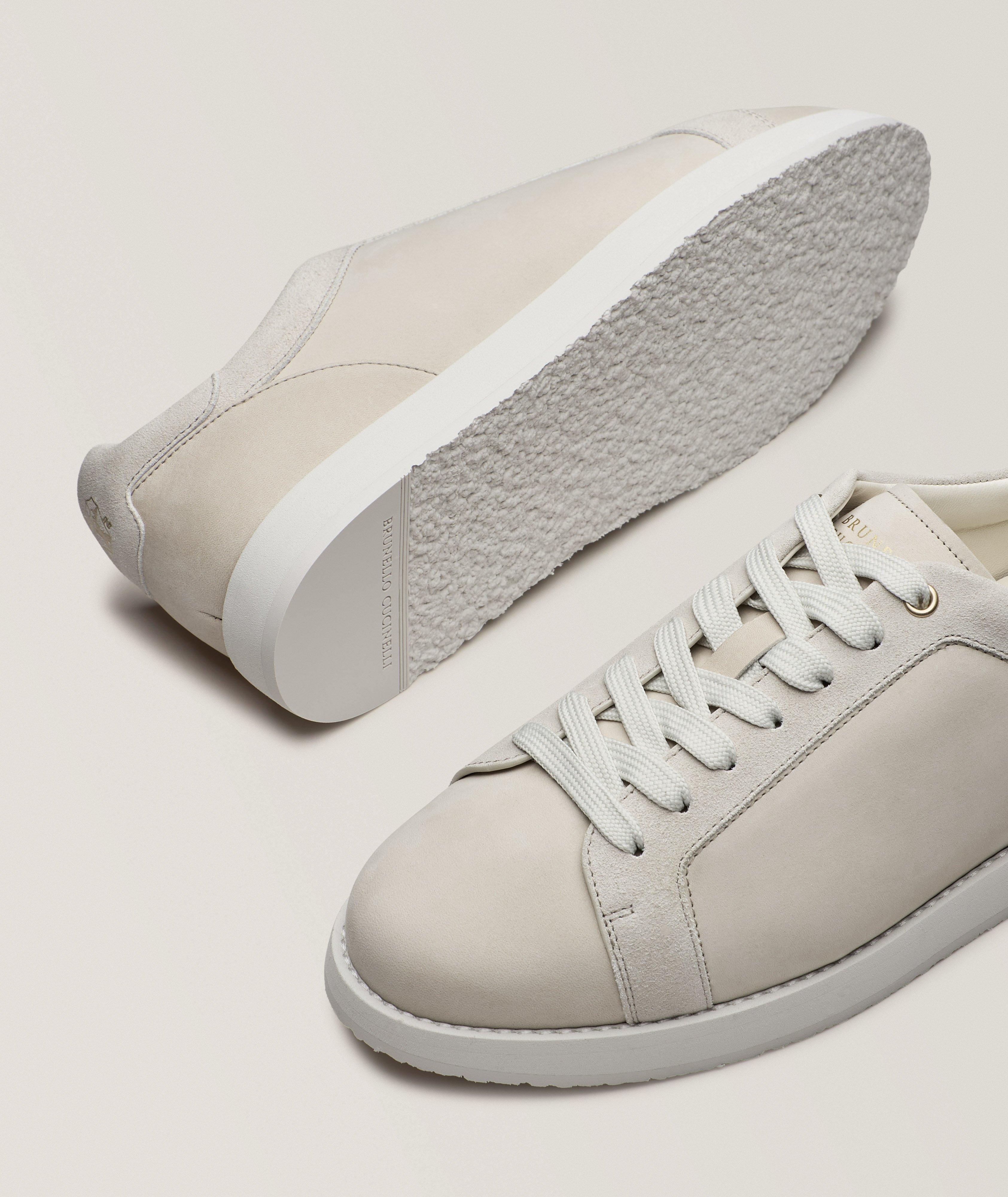 Brunello Cucinelli Nubuck Leather Sneakers | Sneakers | Harry Rosen
