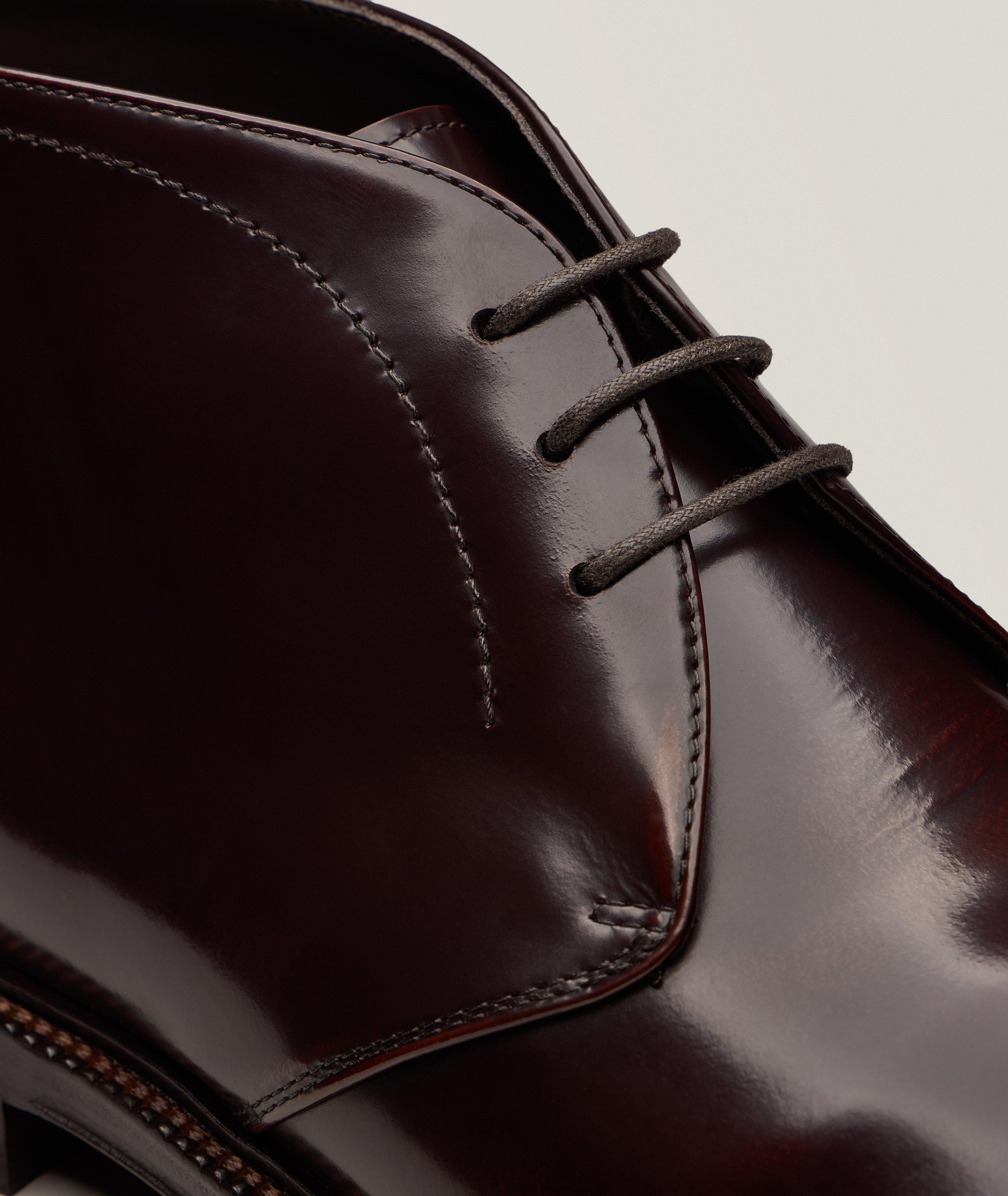 Polished Calfskin Desert Boots  image 2