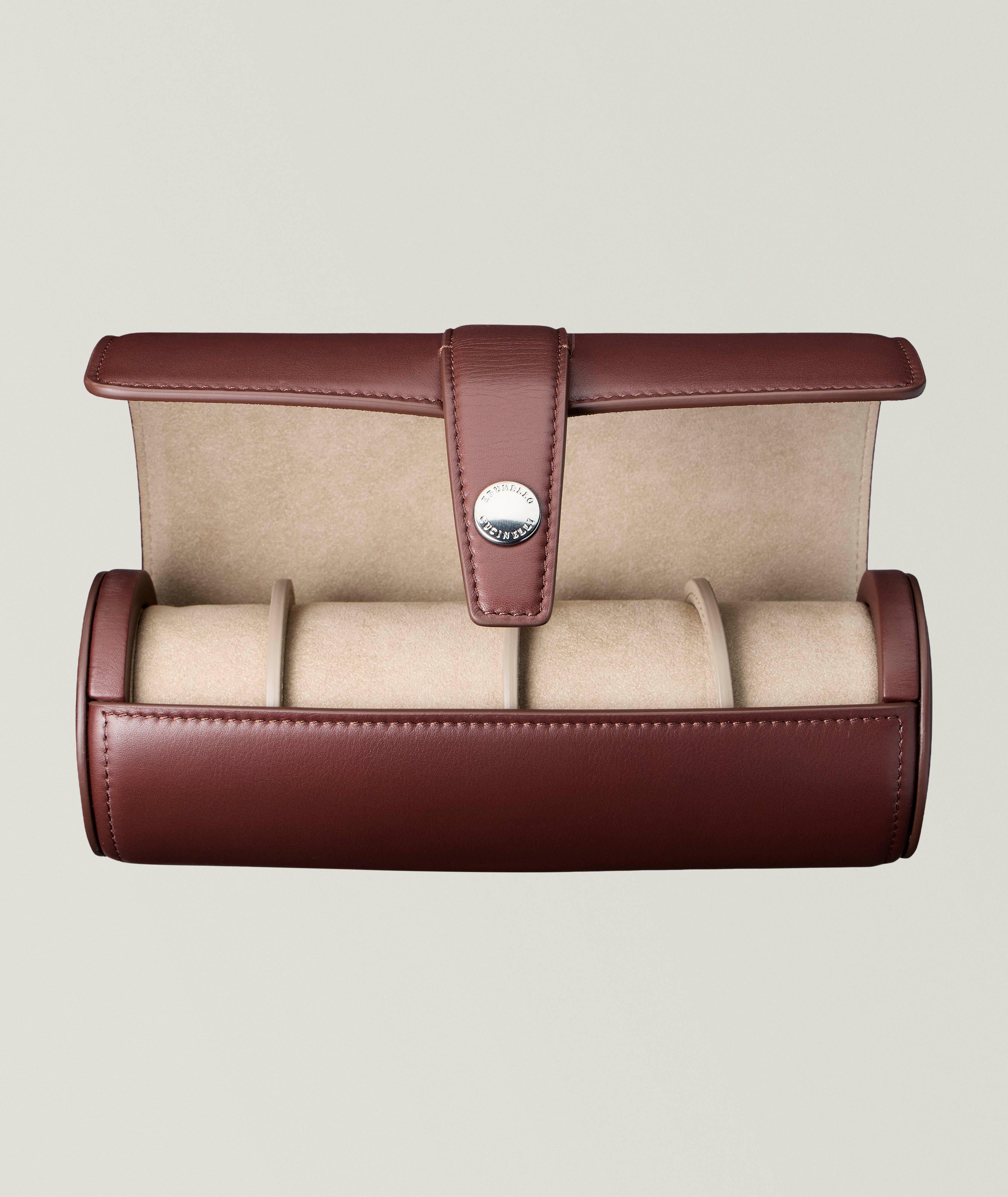 Calfskin Leather Watch Roll image 1