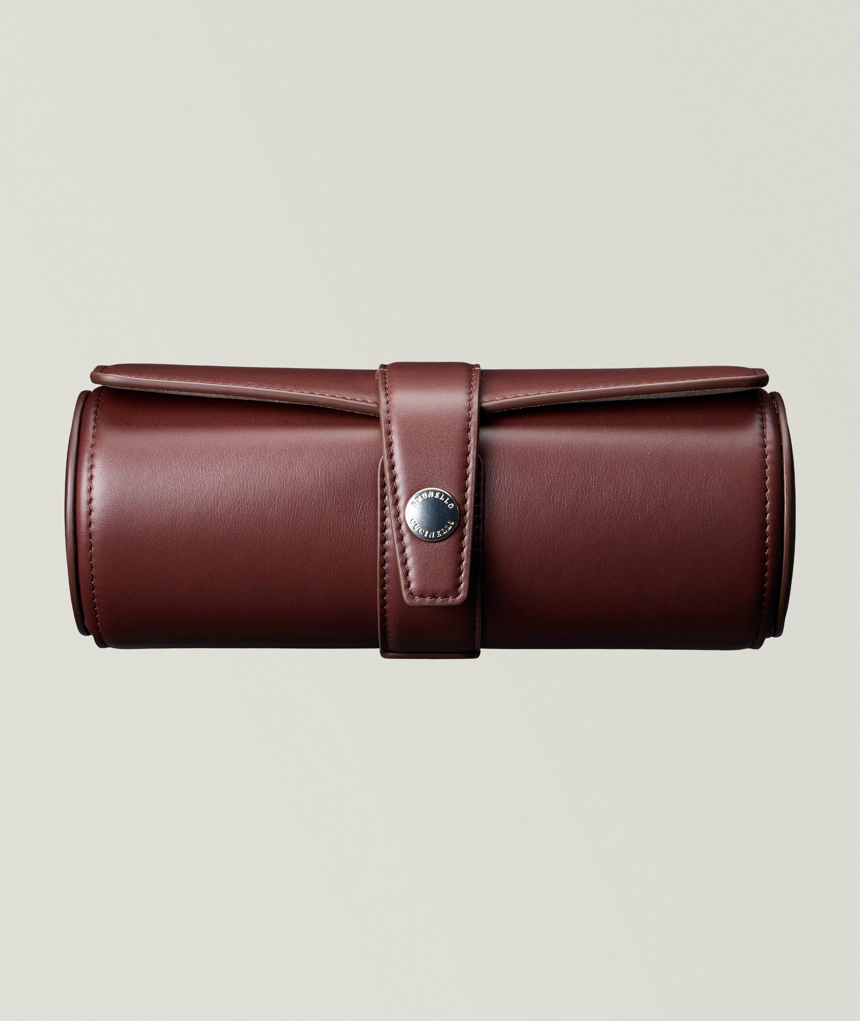 Calfskin Leather Watch Roll image 0
