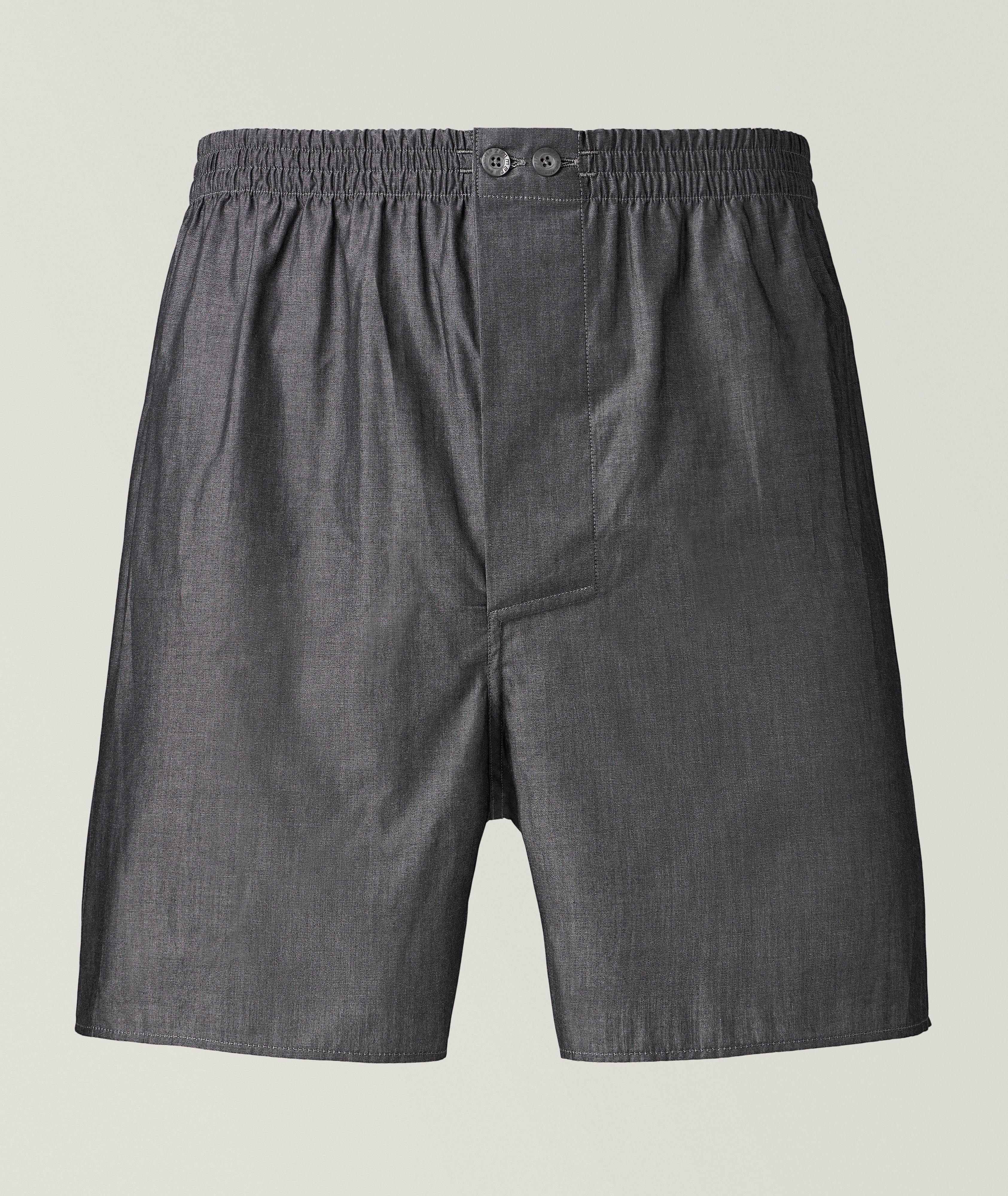 Zimmerli Woven Nightwear Boxer Shorts | Underwear | Harry Rosen