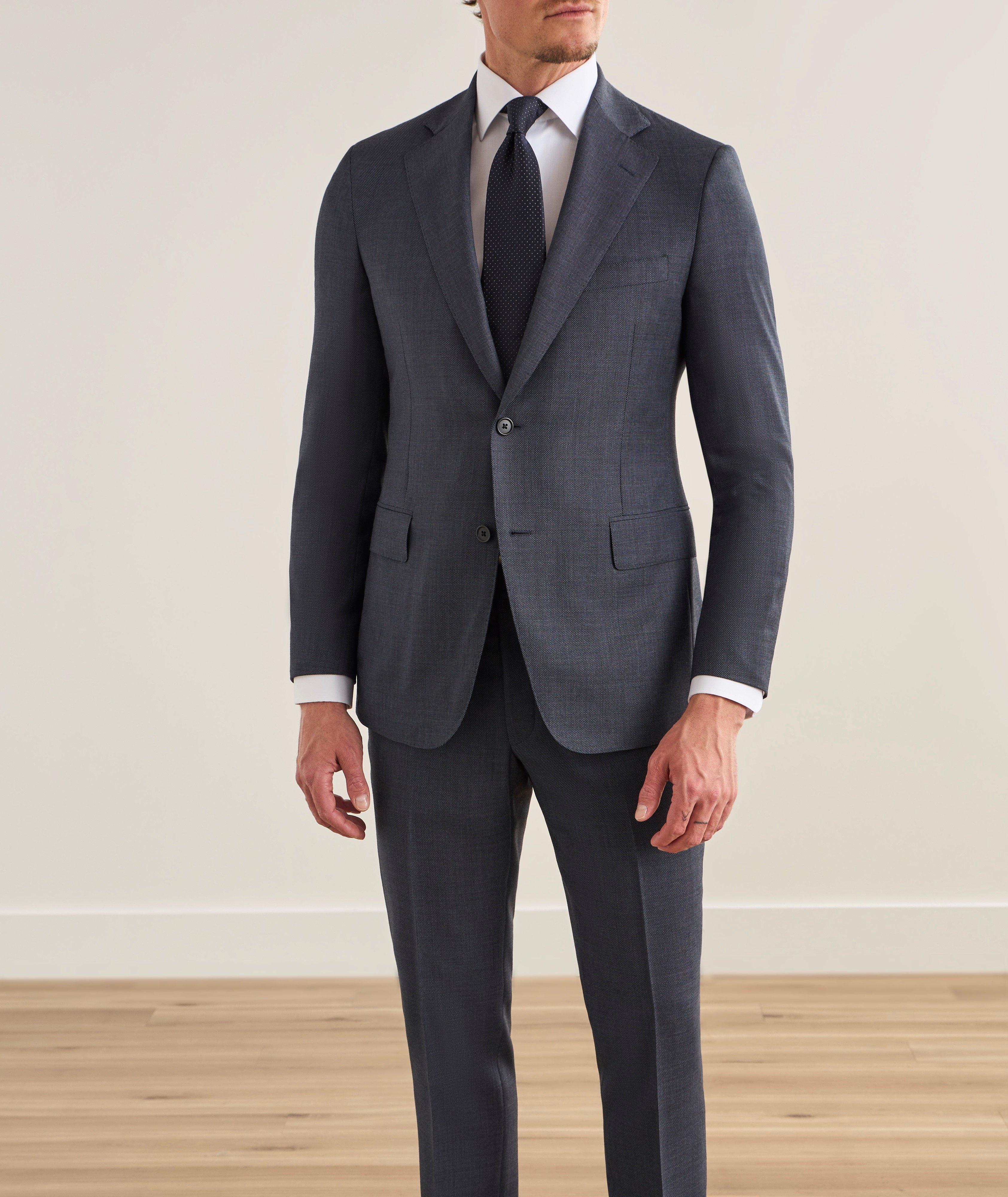 Madison Birdseye Super 130s Wool Suit image 1