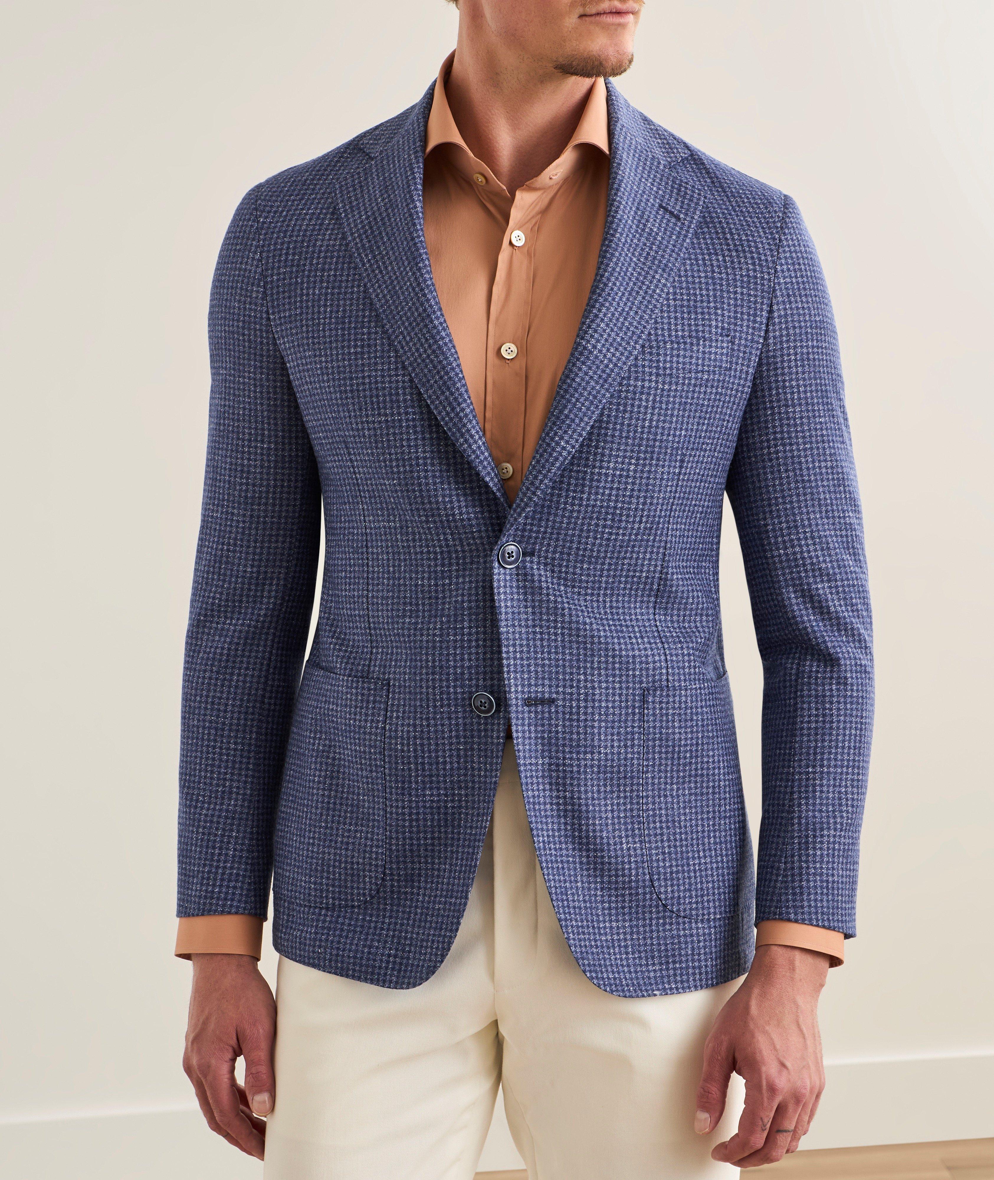 Veston sport laine-mélange pied-de-poule image 1