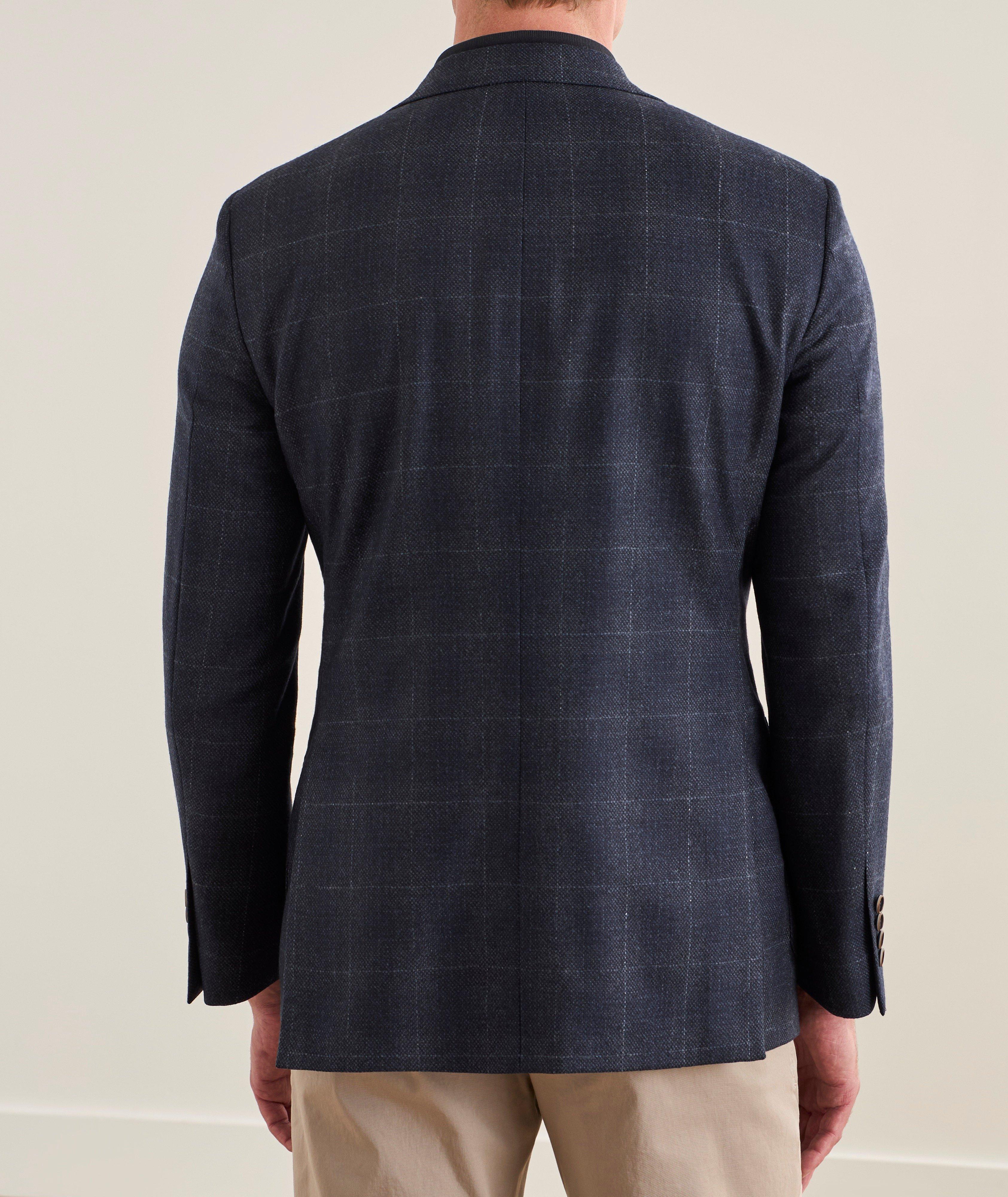 Cosmo Birdseye Windowpane Wool Sport Jacket  image 2