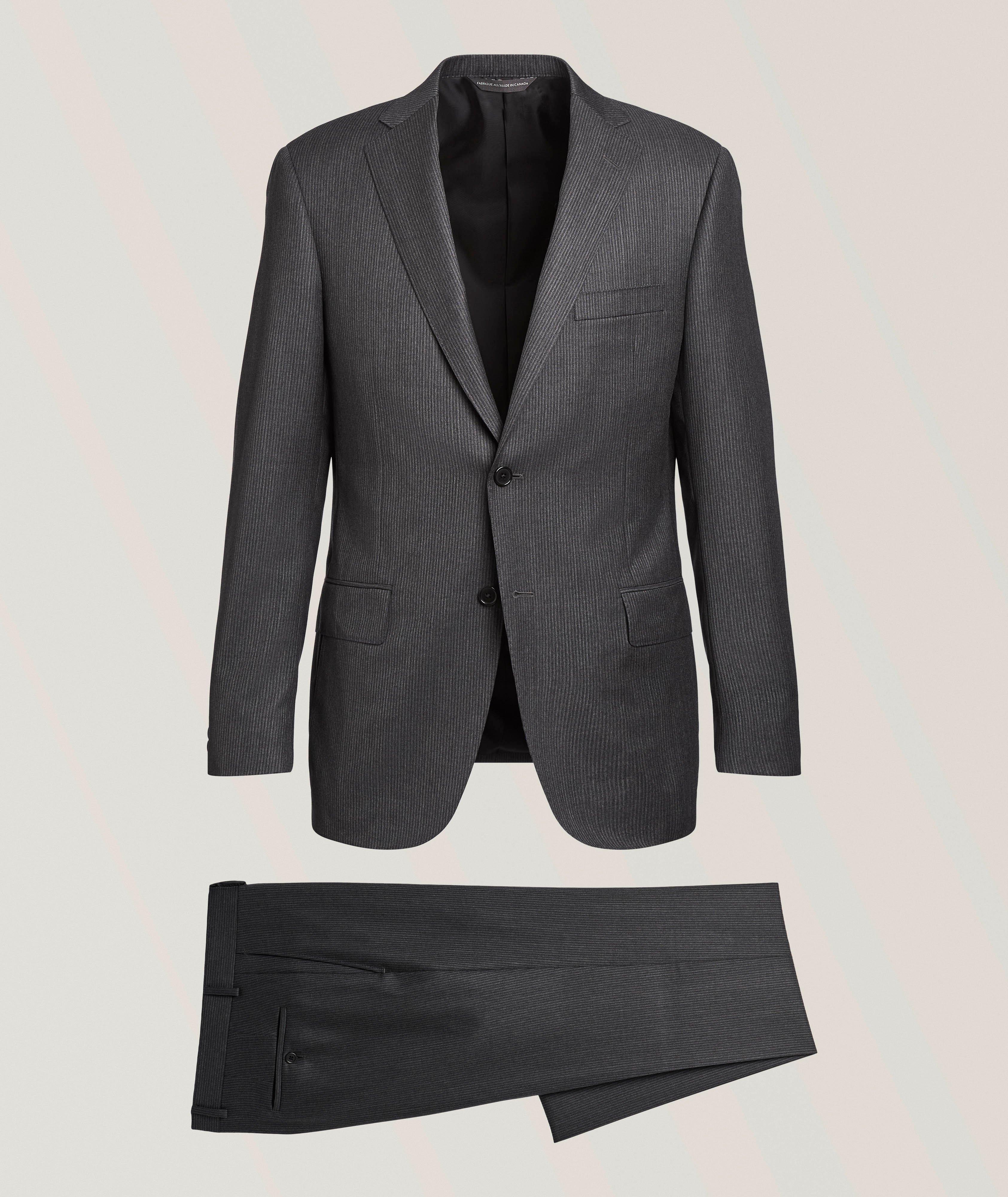 Samuelsohn Cosmo Micro-Stripe Super 110s Wool Suit