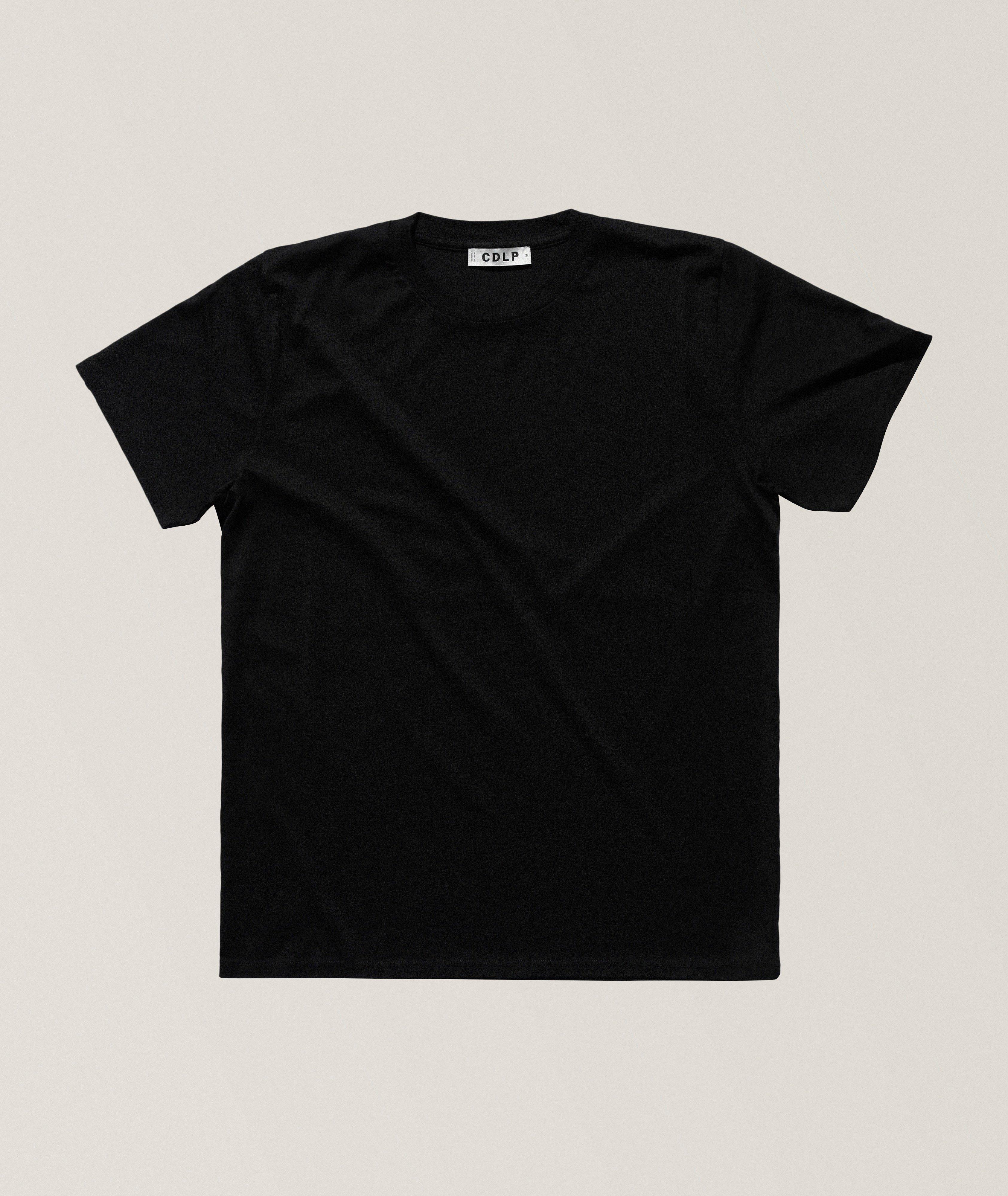 CDLP T-shirt encolure ronde lyocell-coton