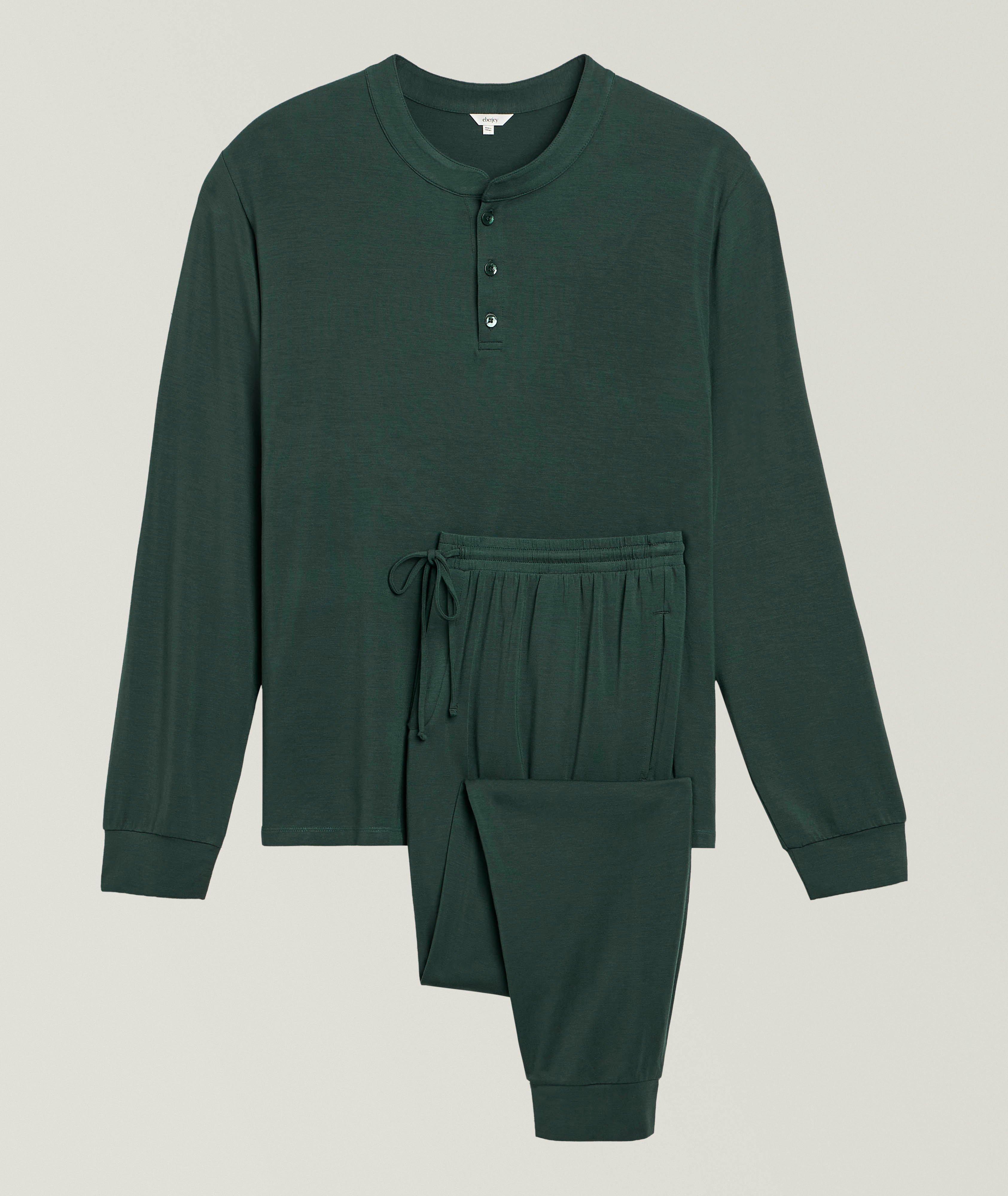 Eberjey Henry Henley Stretch-Modal Pyjama Set