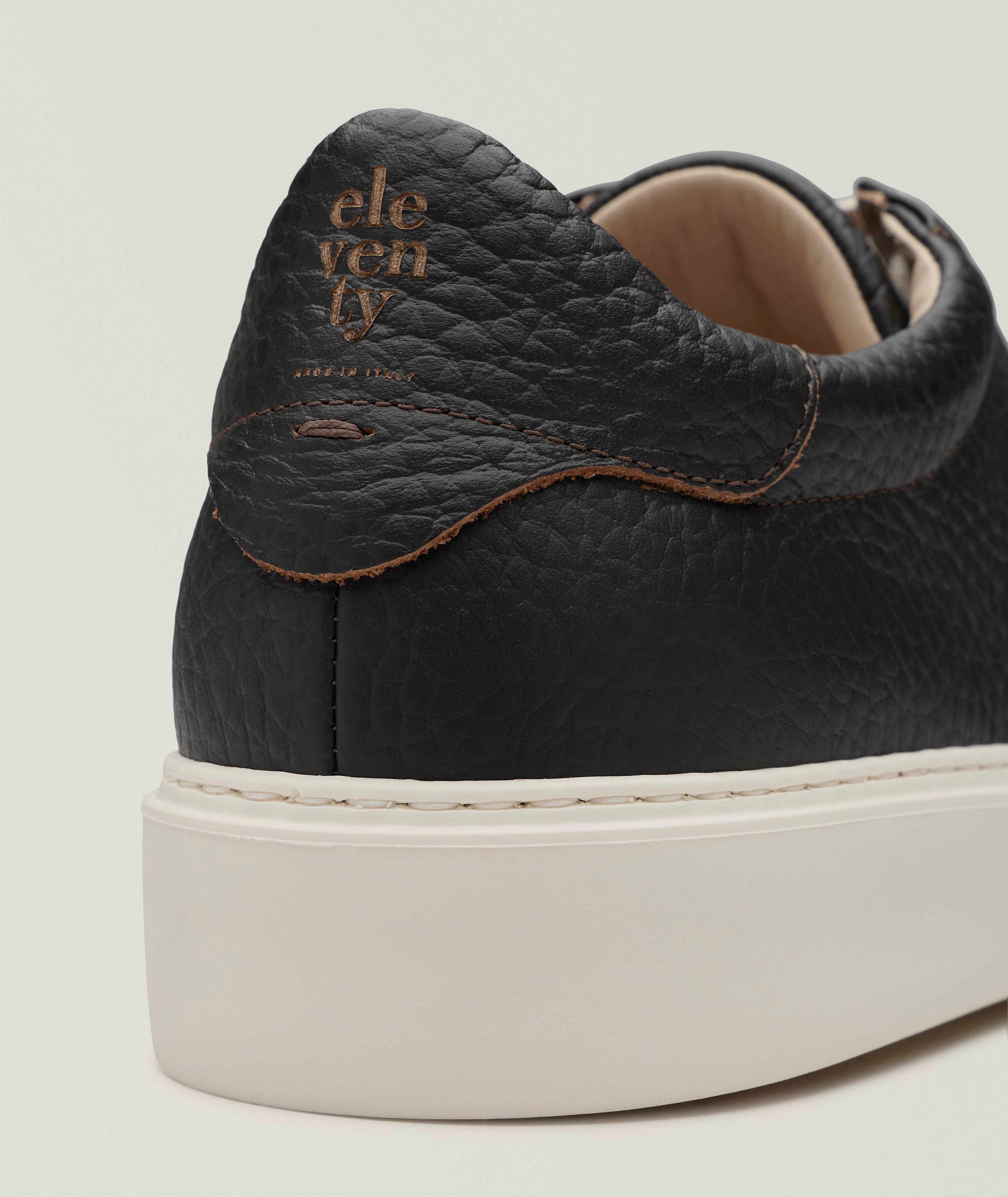 Pick-Stitch Leather Sneakers image 2
