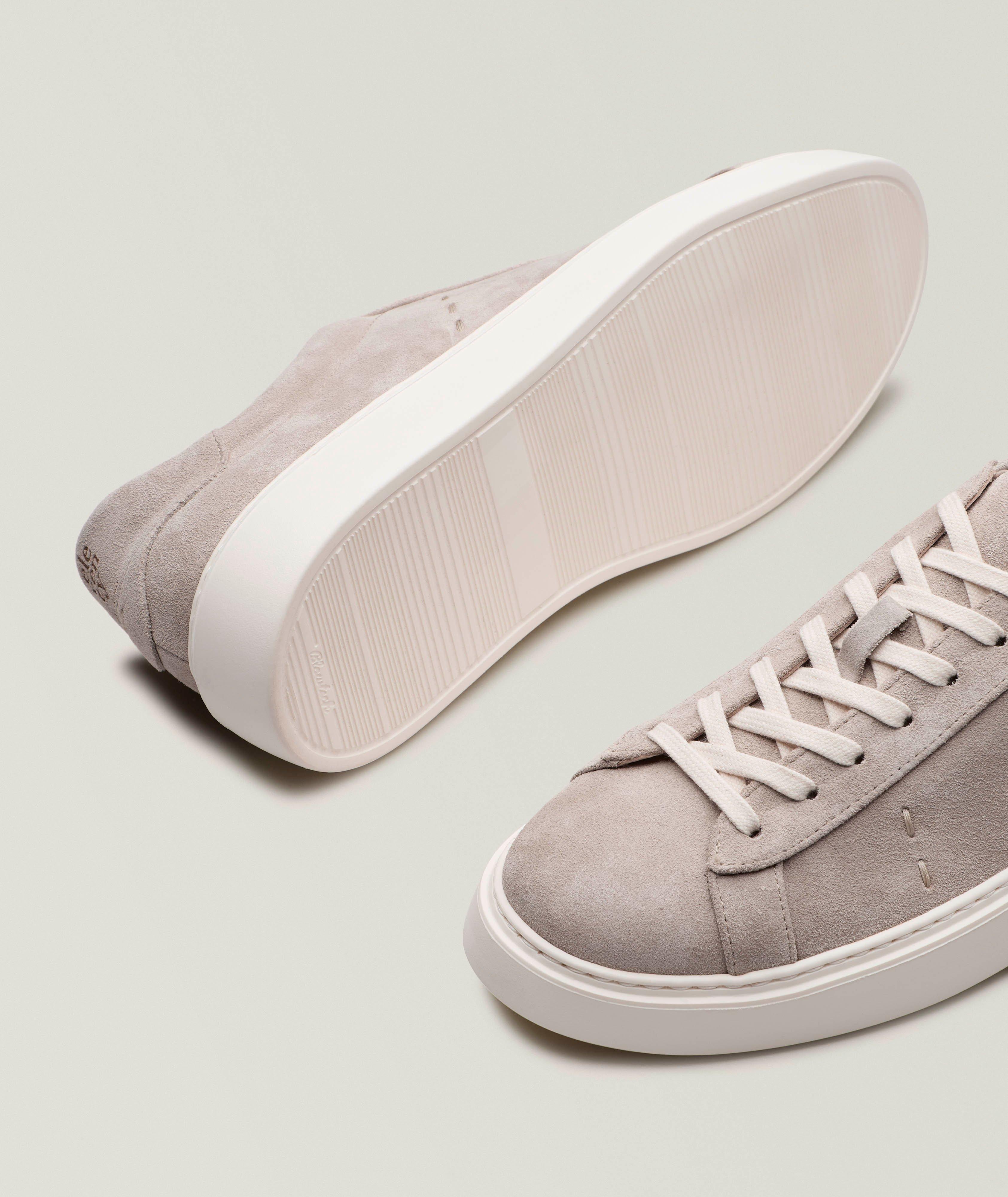 Pick-Stitch Suede Sneakers image 3