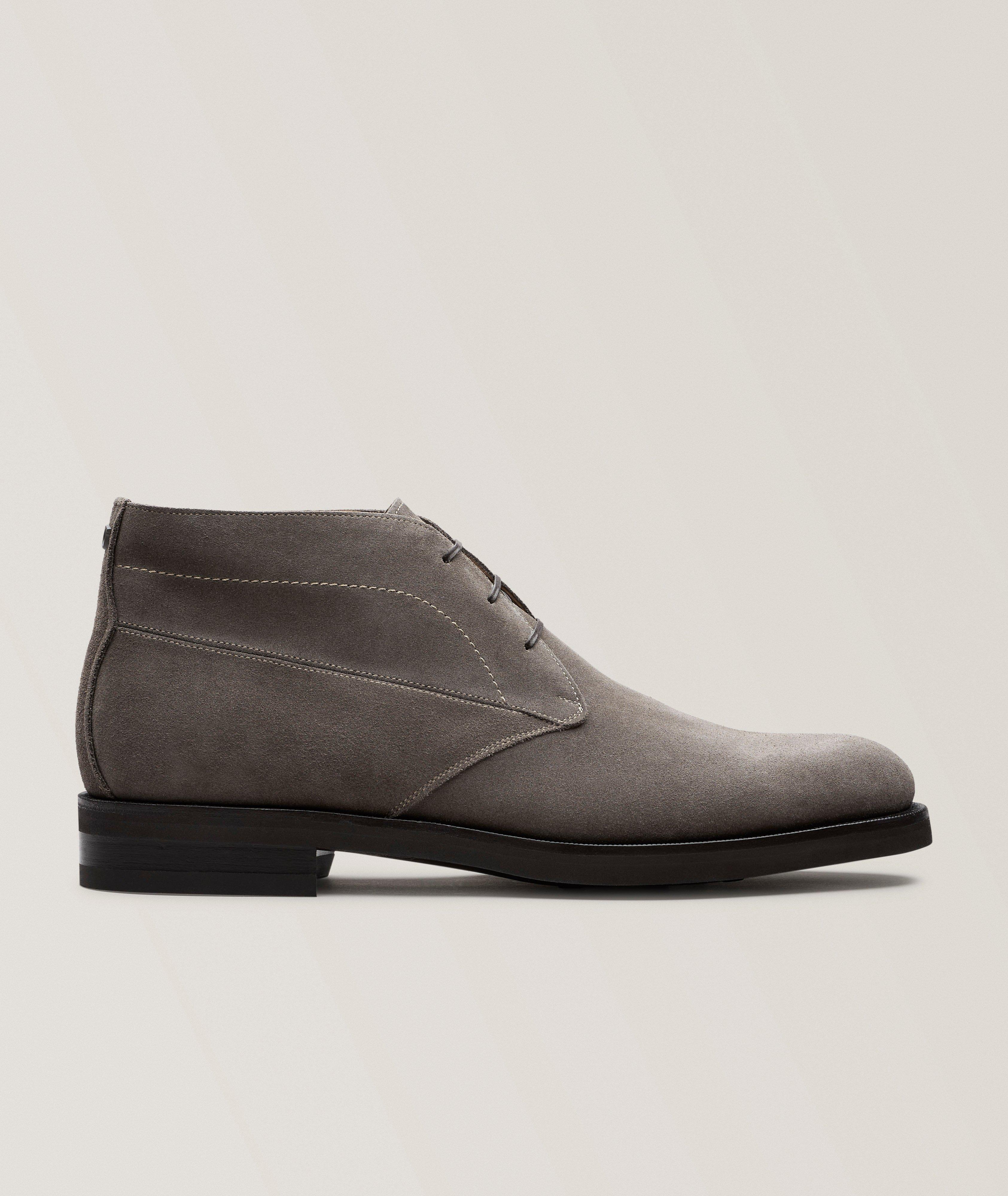 Ferragamo Suede Desert Boots
