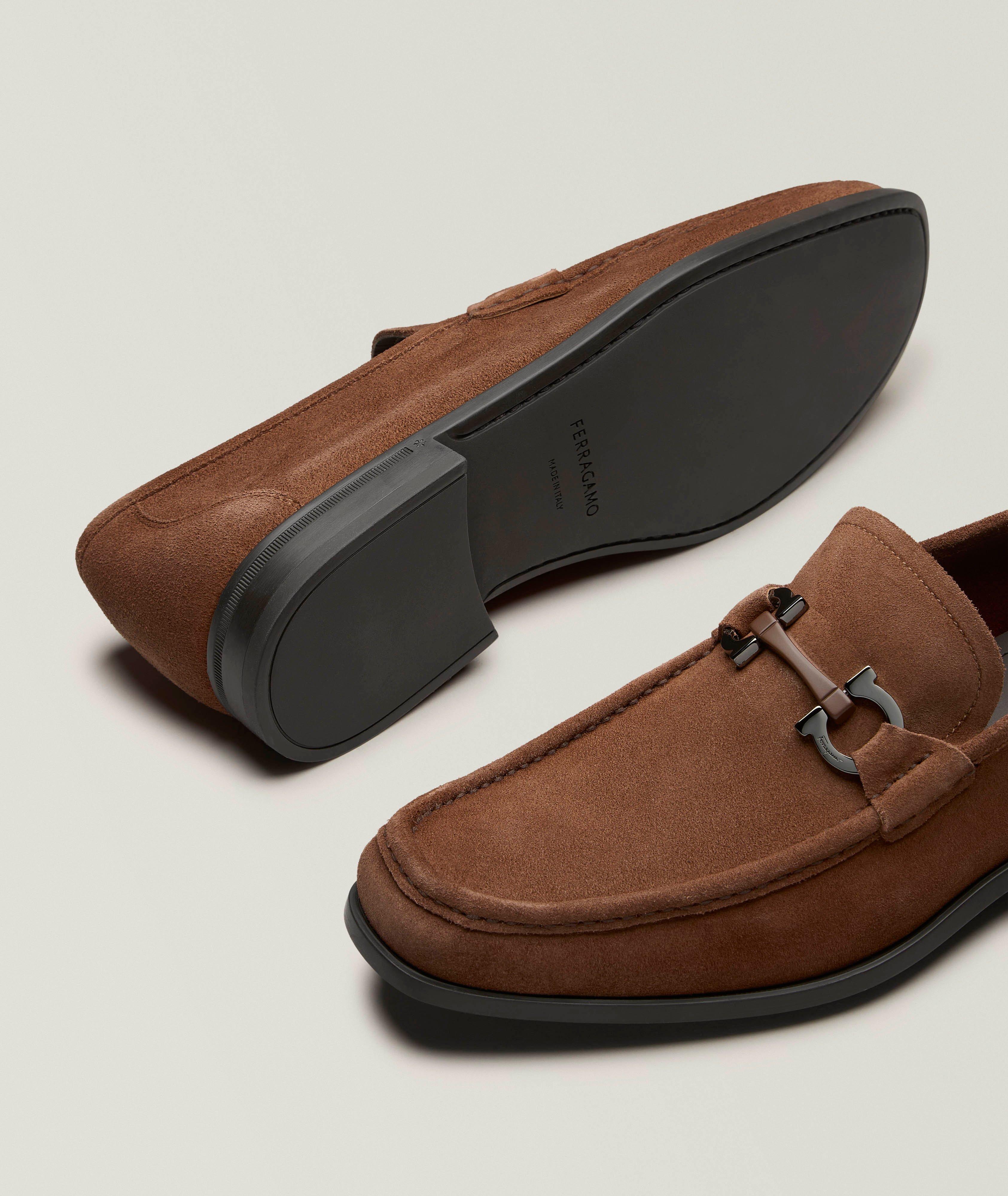 Salvatore Ferragamo Mens Grandioso Double Gancio Bit Loafers Brown Size 9 D Grandioso Double Gancio Bit Loafer (Men) | Nordstrom main image 3