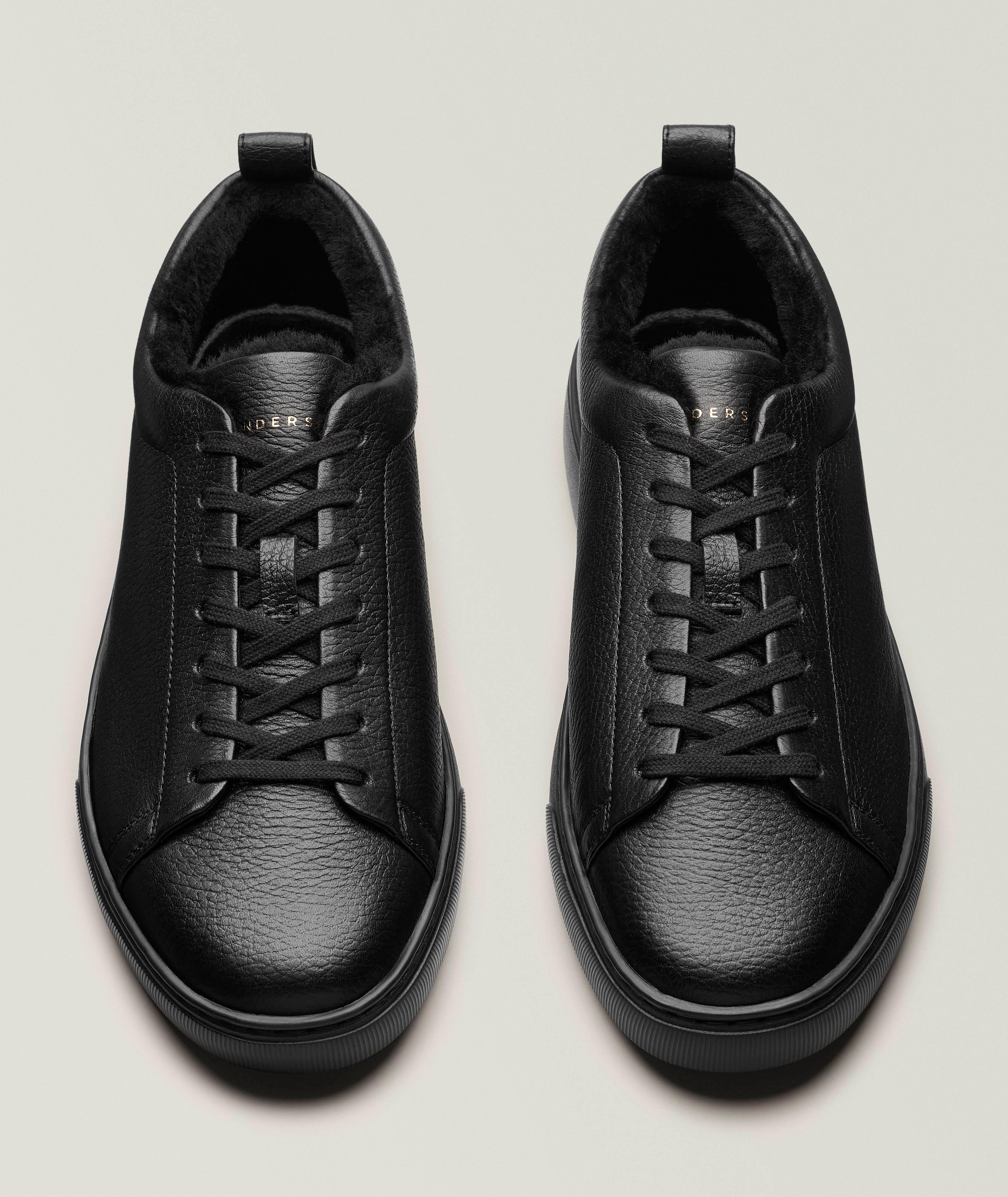 Colby Shearling Leather Sneakers image 1