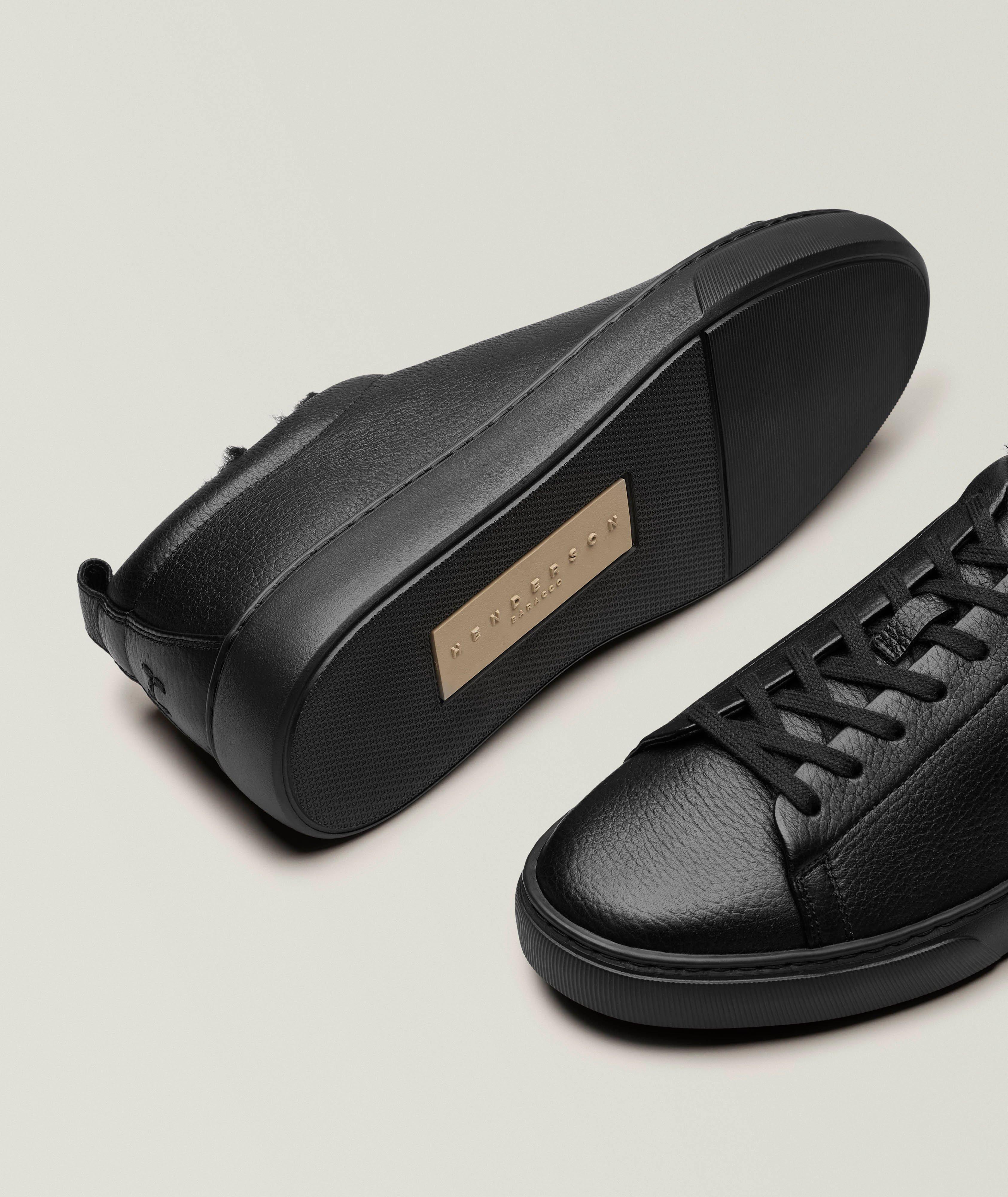 Colby Shearling Leather Sneakers image 3