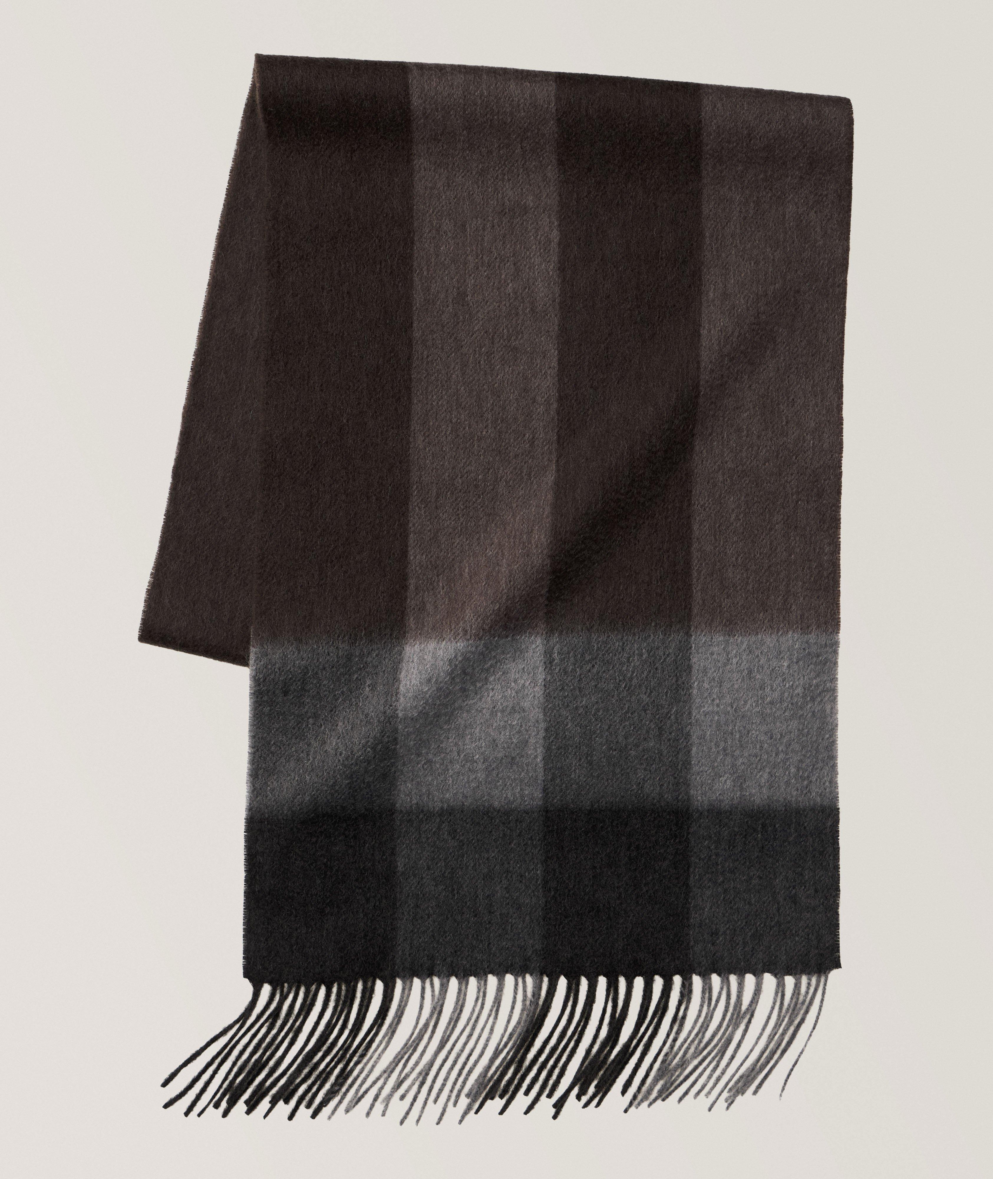 Harry Rosen 1954 Check Cashmere Scarf