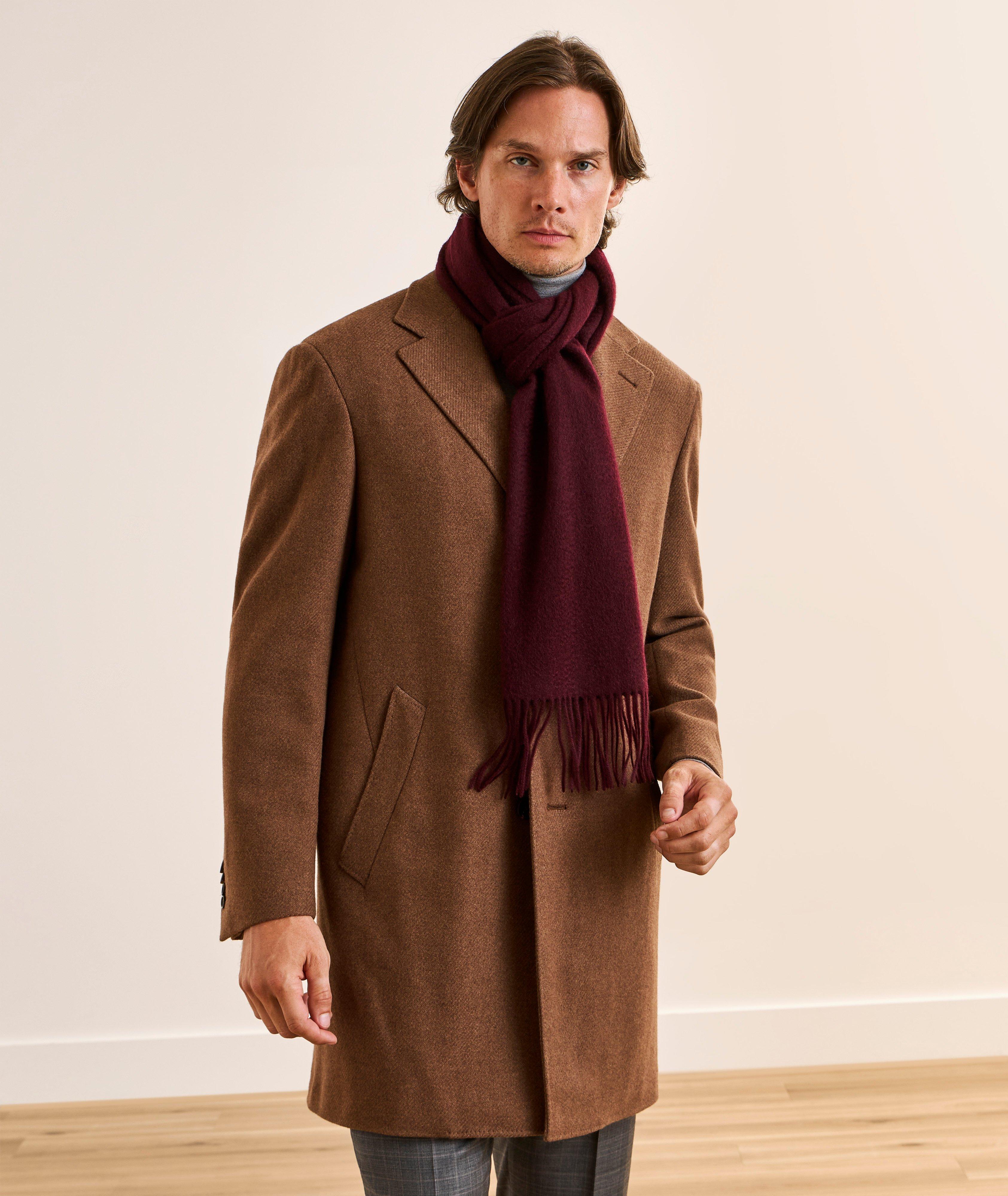Fringed Cashmere Scarf image 0
