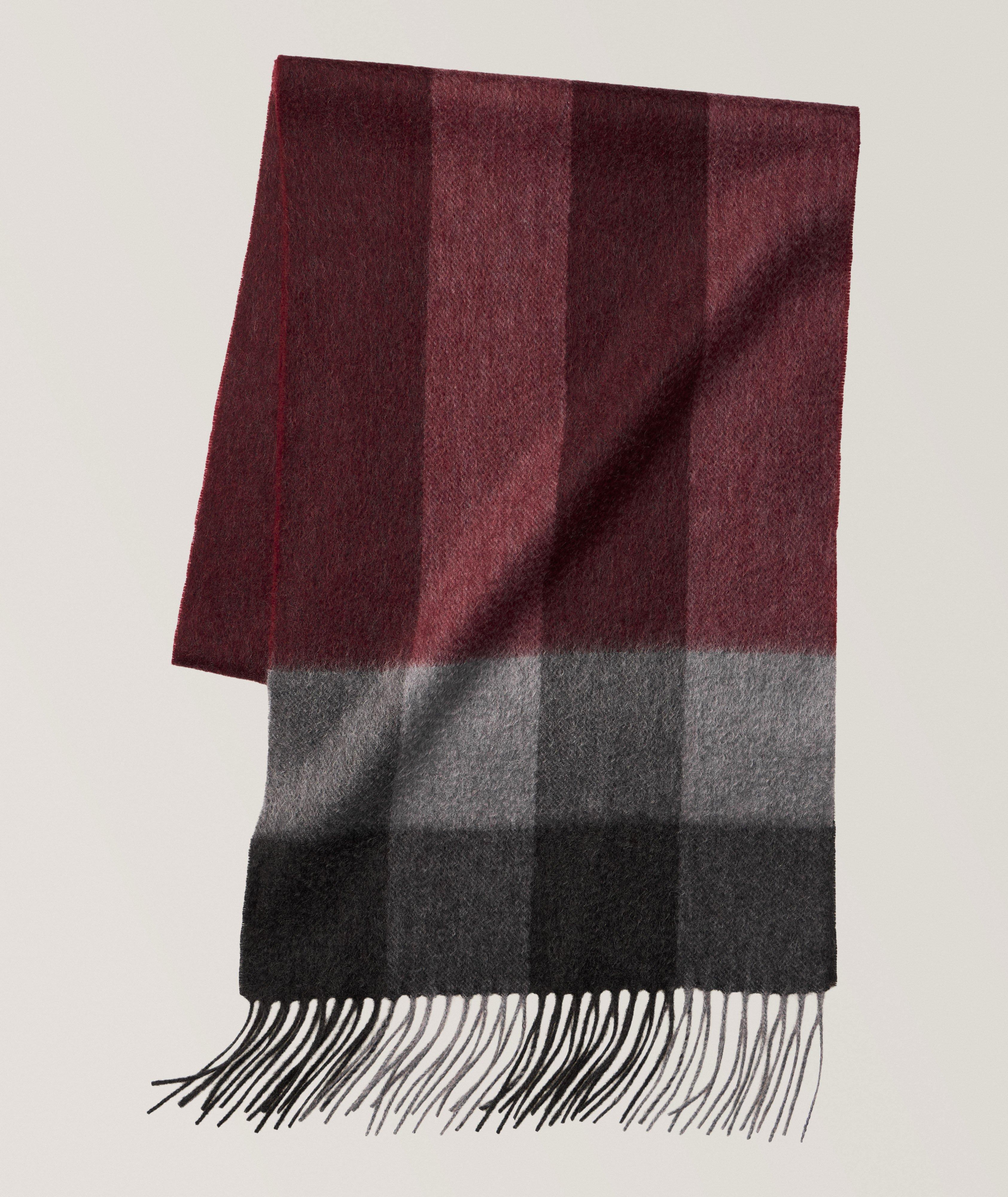 Harry Rosen 1954 Check Cashmere Scarf