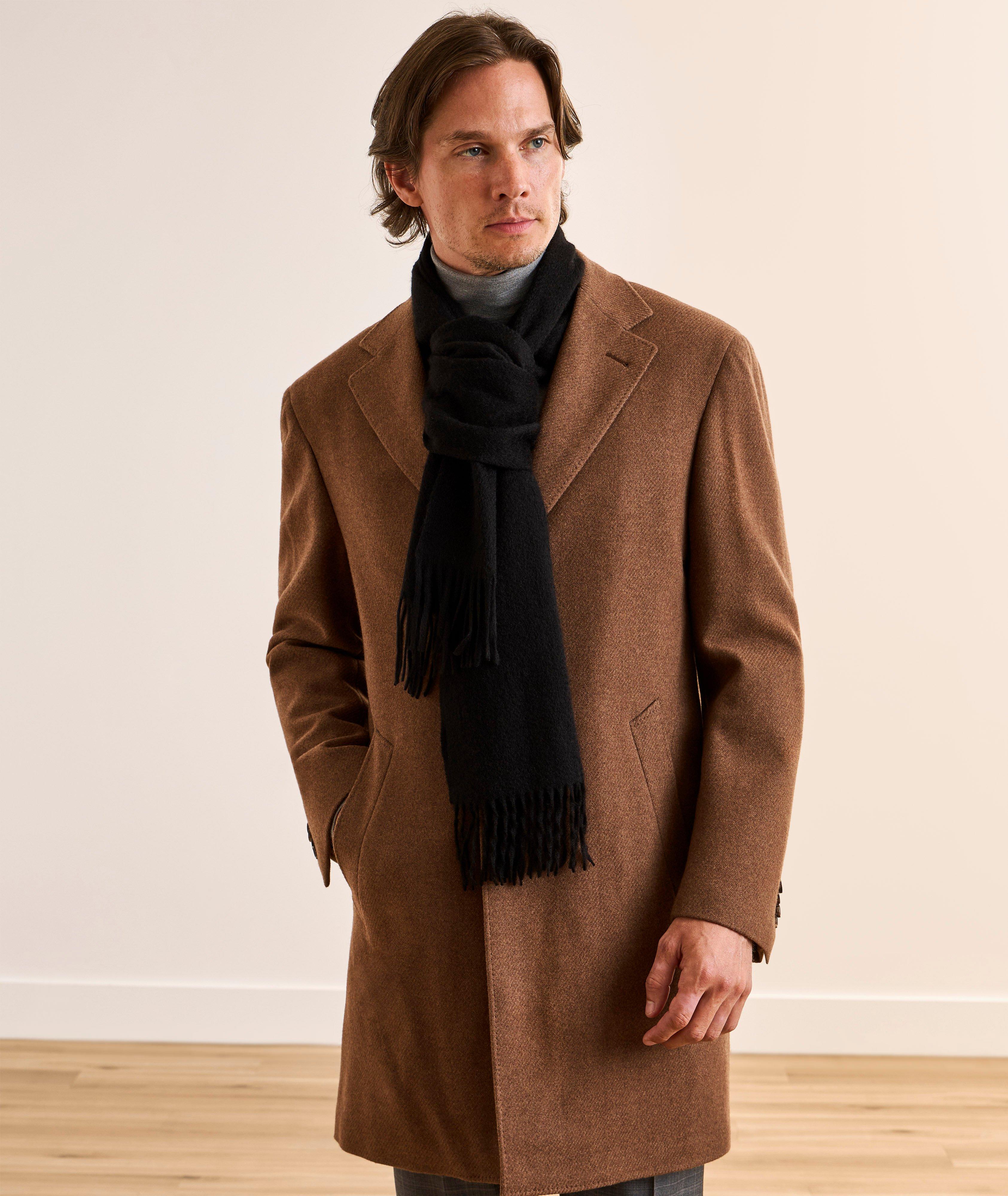Fringed Cashmere Scarf image 0