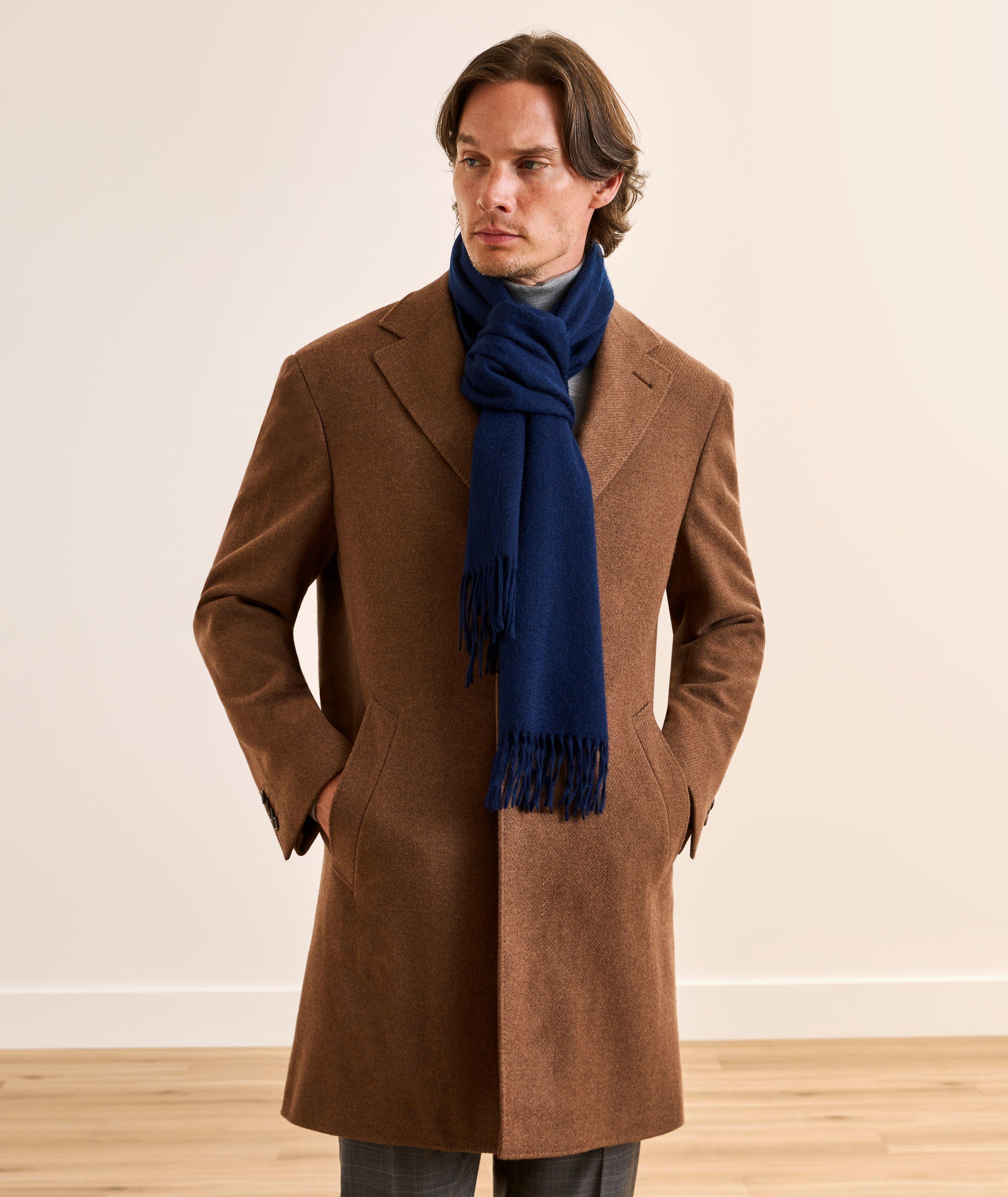 Fringed Cashmere Scarf image 0
