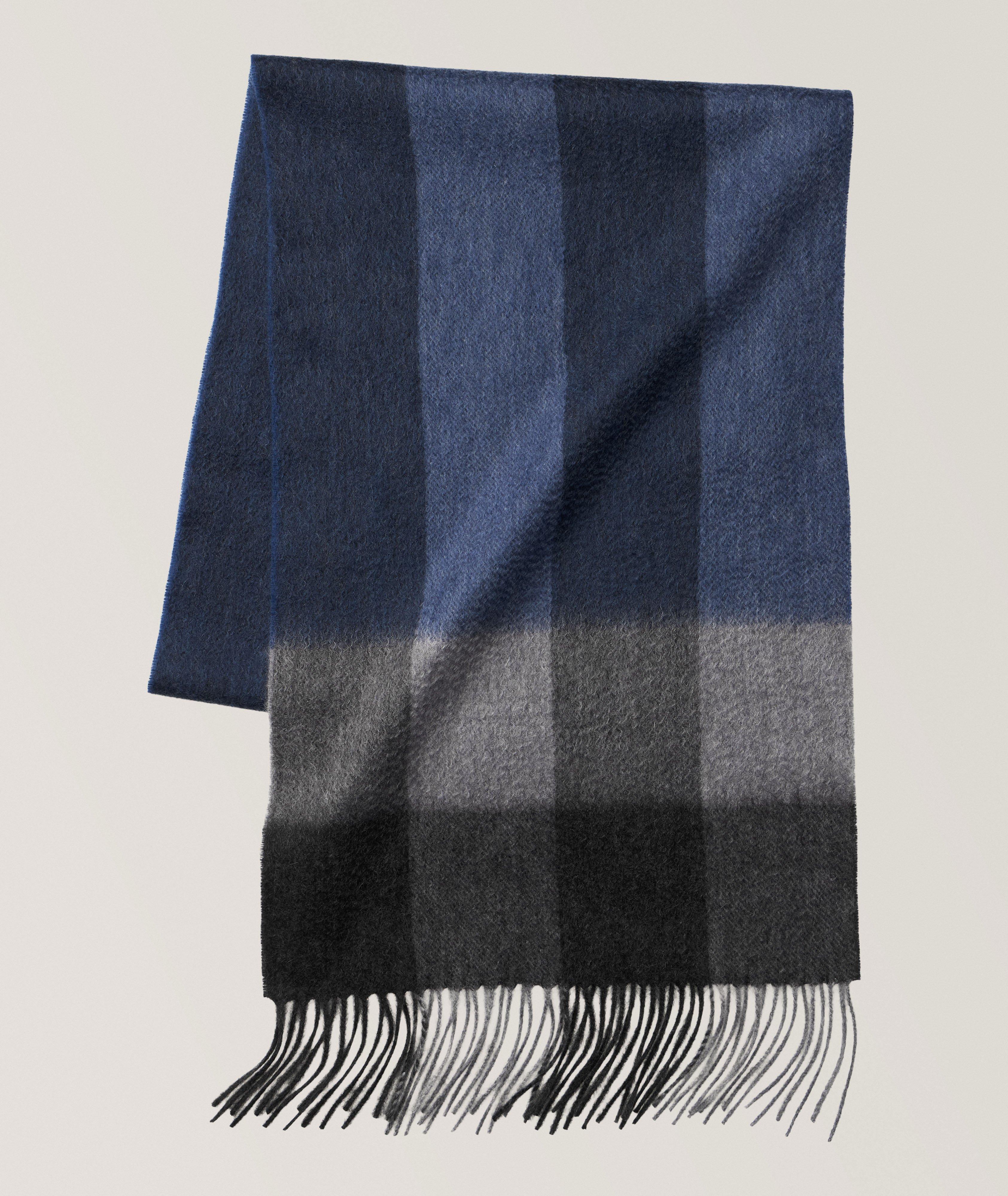Harry Rosen 1954 Check Cashmere Scarf