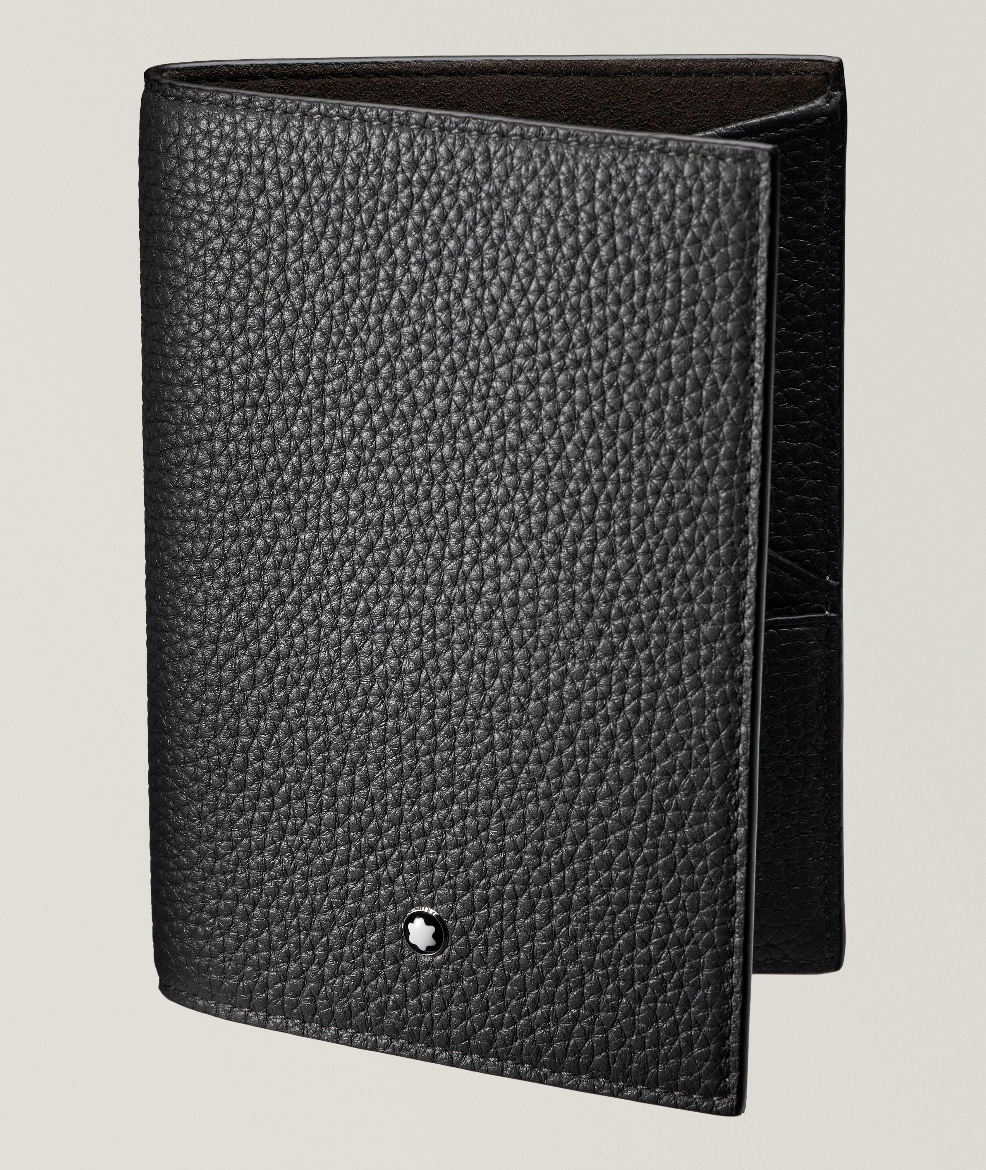 Grained Leather Passport Holder image 0