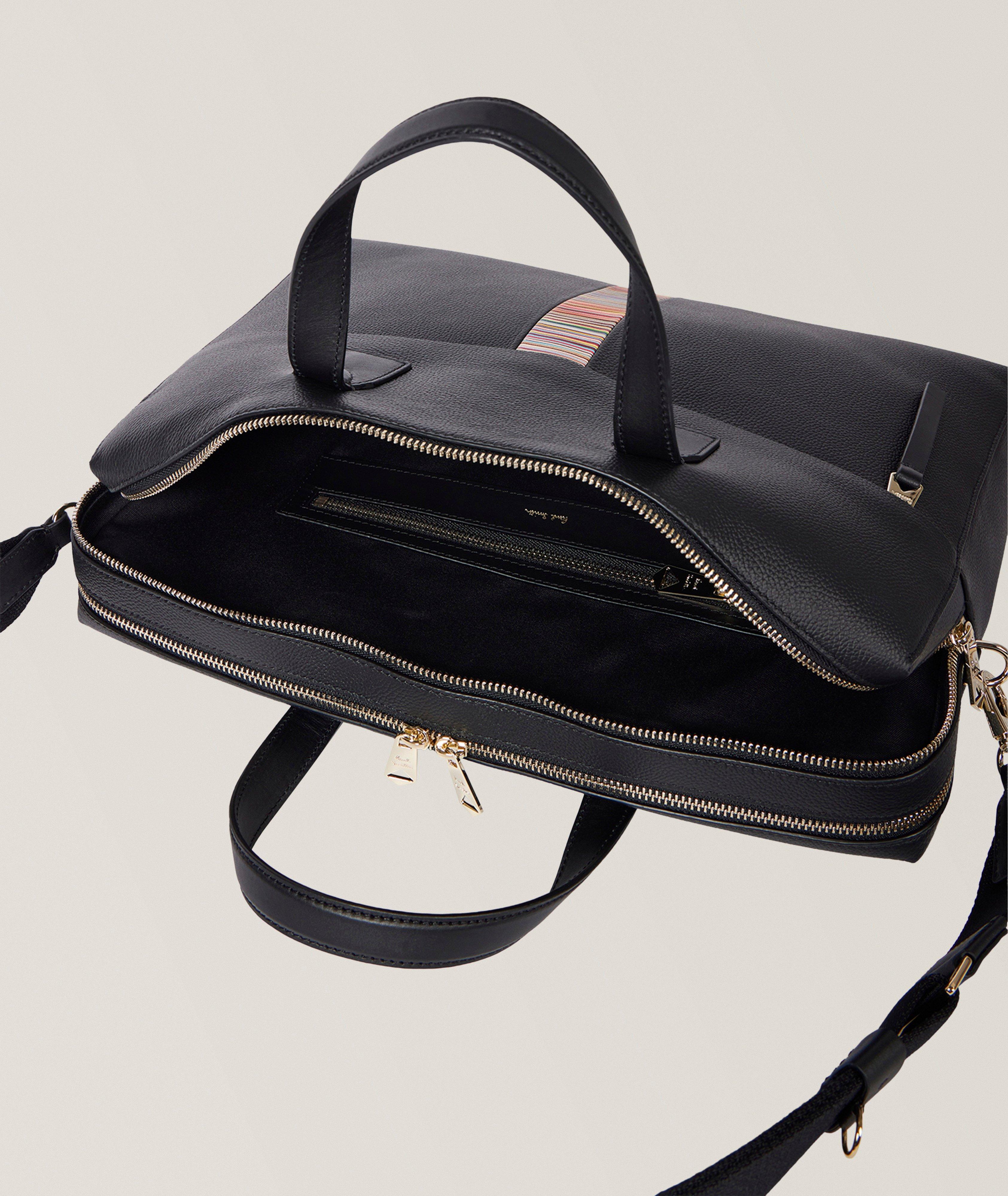 Paul Smith Leather Stripe Trim Double-Zip Folio | Bags & Cases
