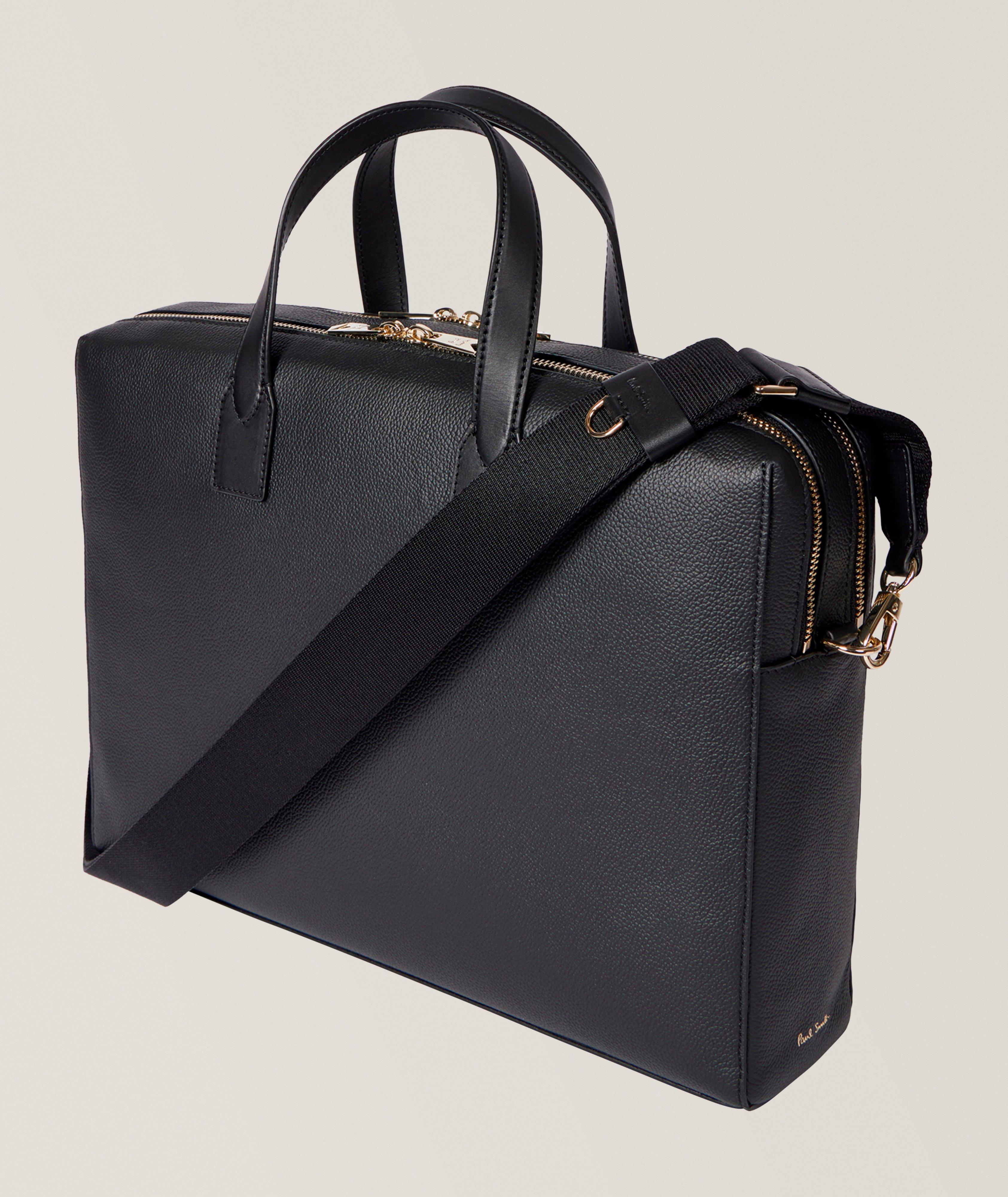 Paul Smith Leather Stripe Trim Double-Zip Folio | Bags & Cases