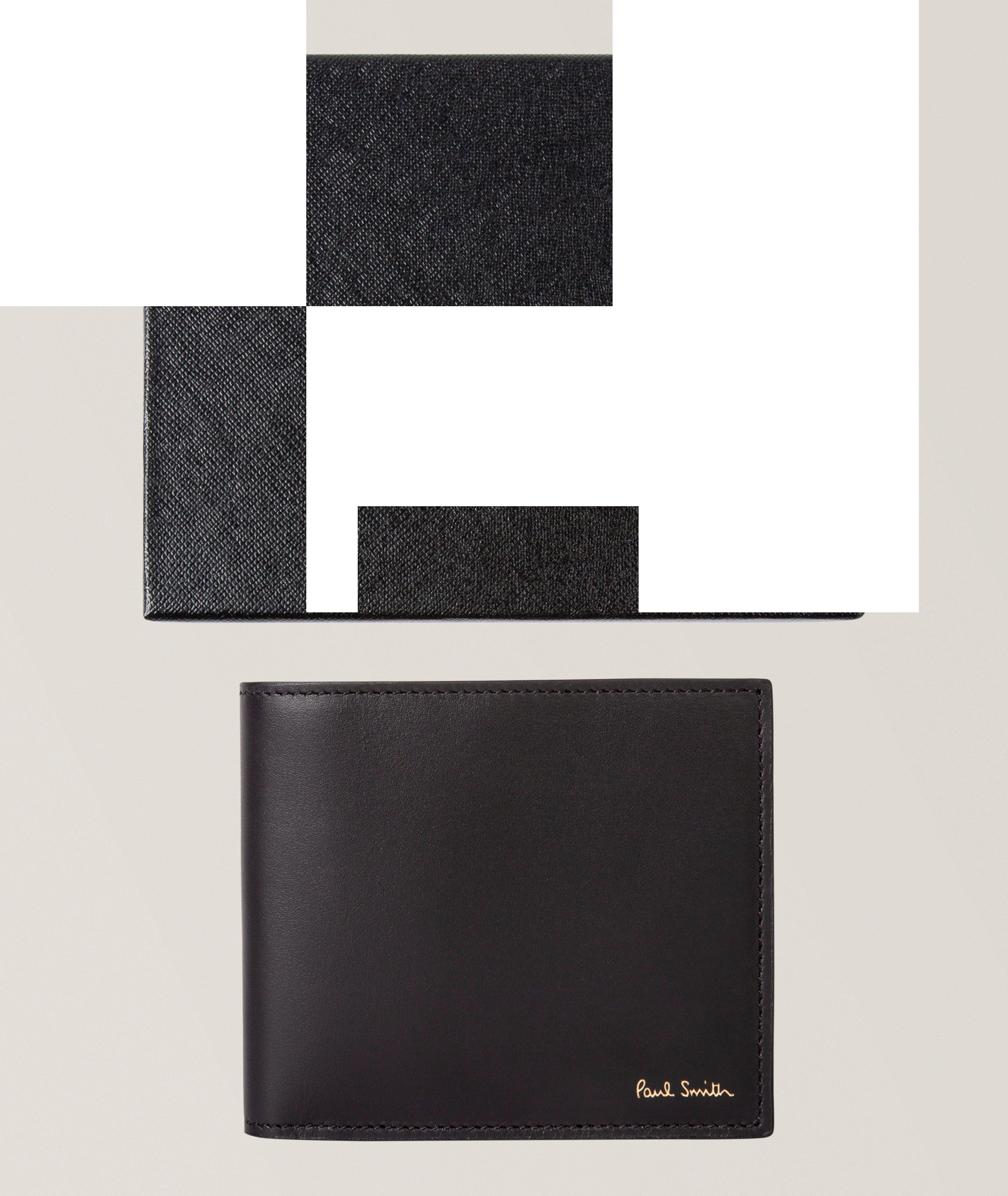 Leather Stripe Bifold & Coin Wallet image 3