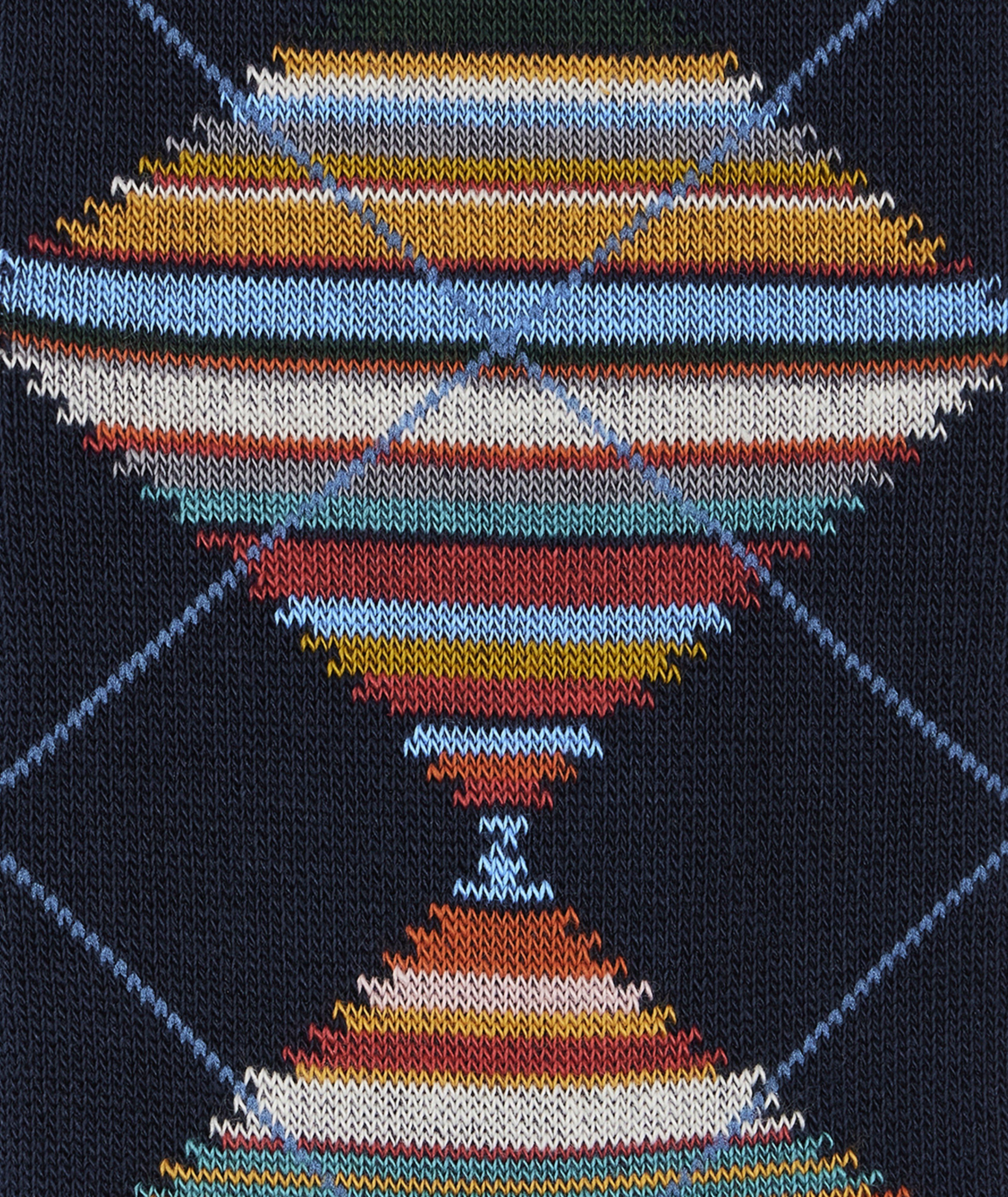Argyle Stretch-Cotton Socks image 2