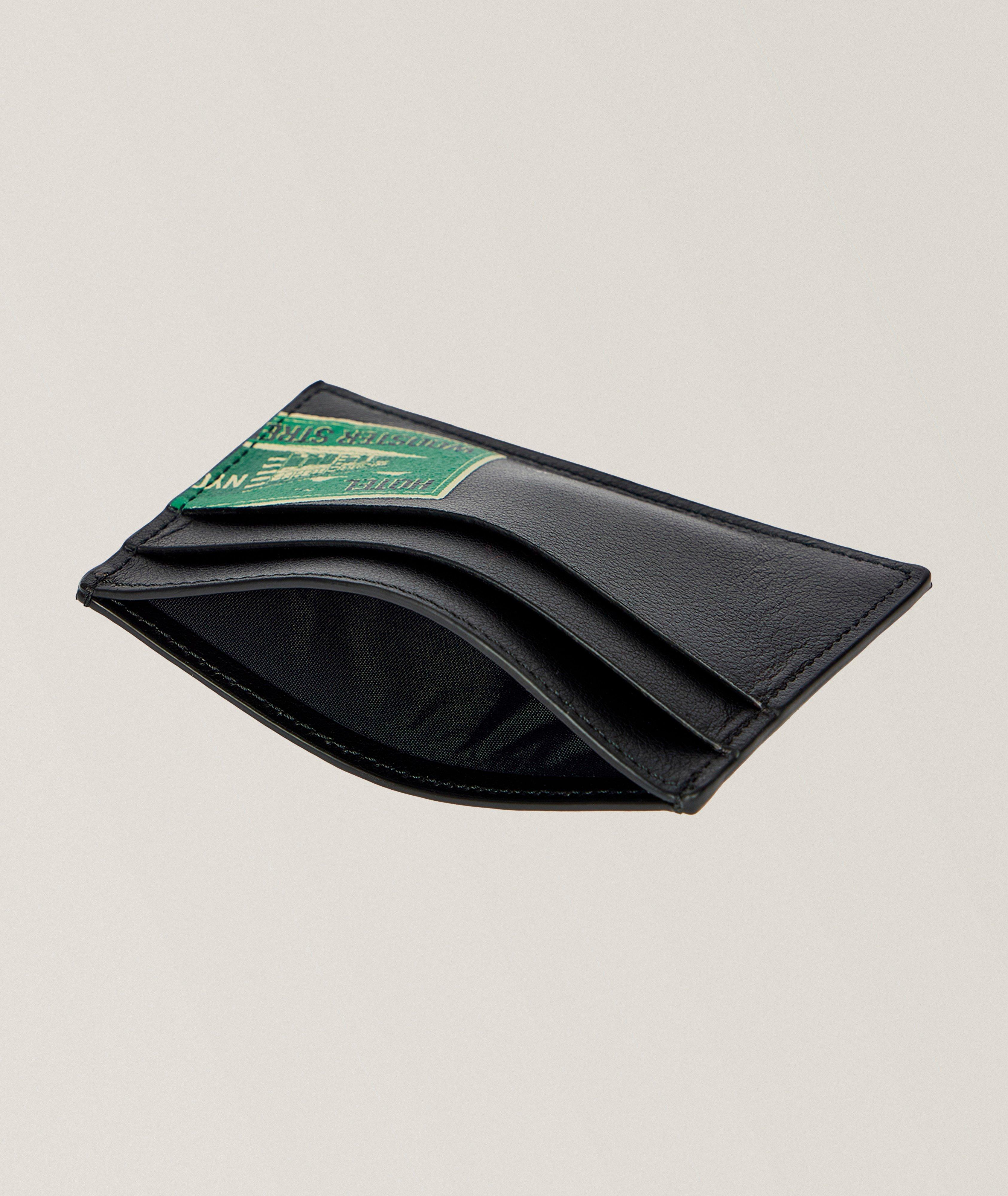 Hotel Stickers Leather Cardholder  image 2