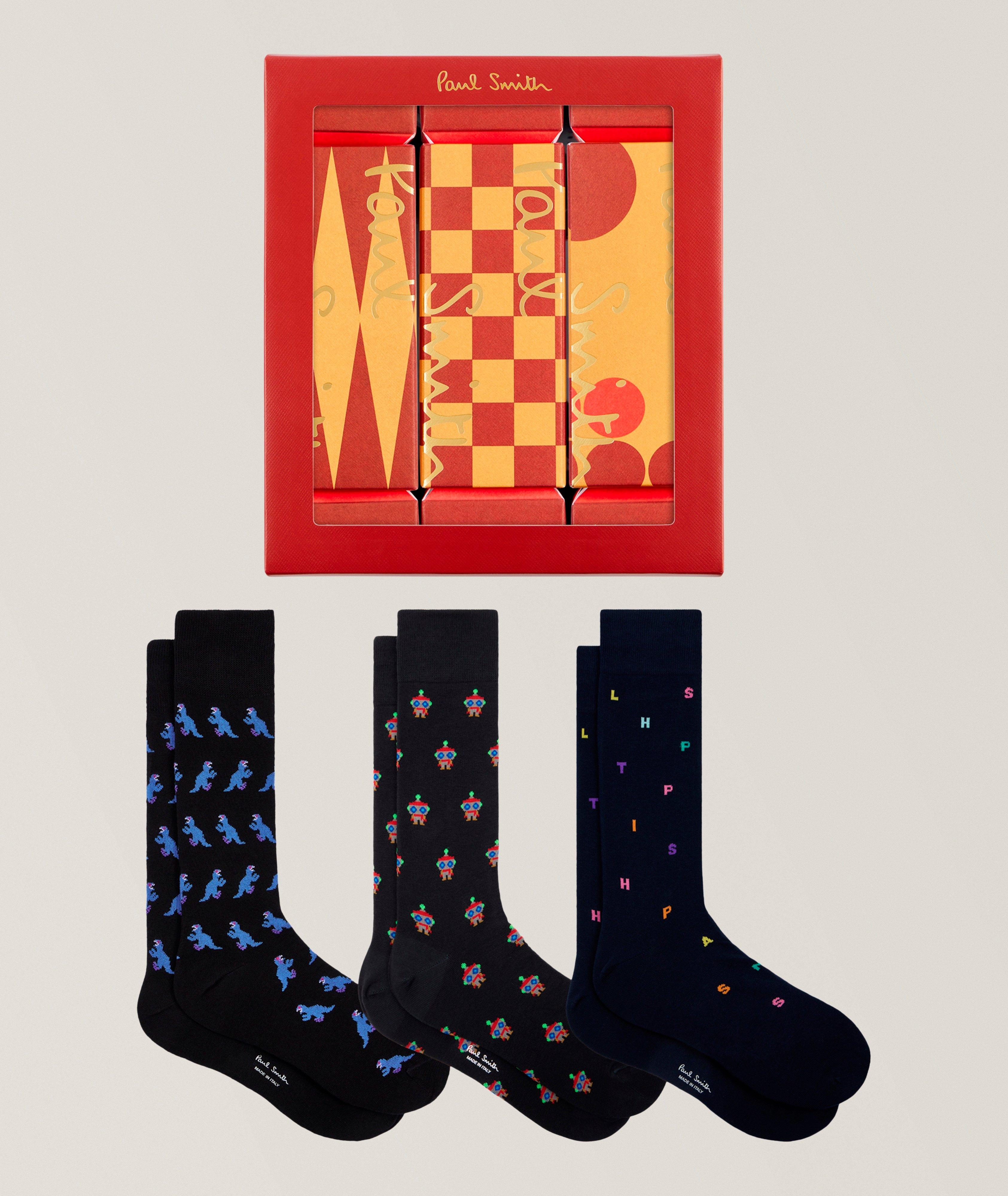 Multi-Print Socks 3-Pack Cracker Set image 2
