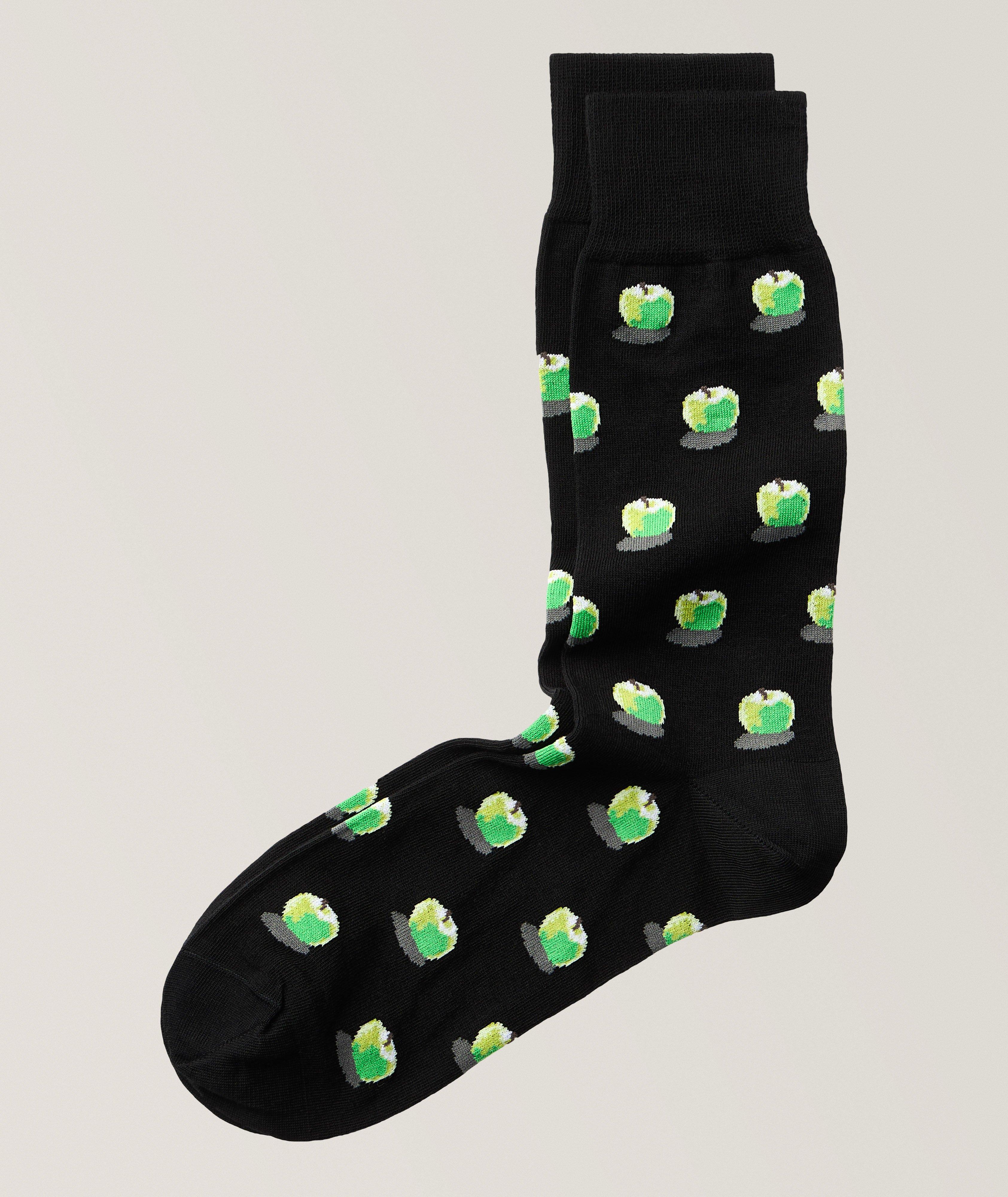 Paul Smith Otis Apple-Print Socks 