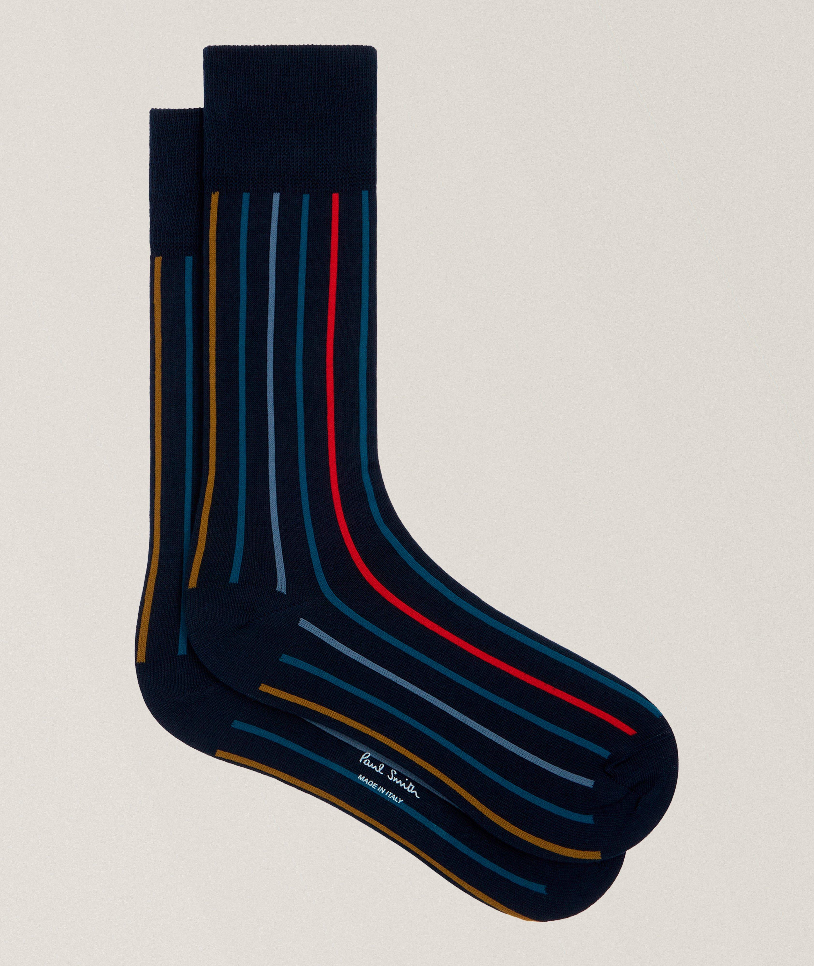 Paul Smith Colour Flash Stretch-Cotton Socks