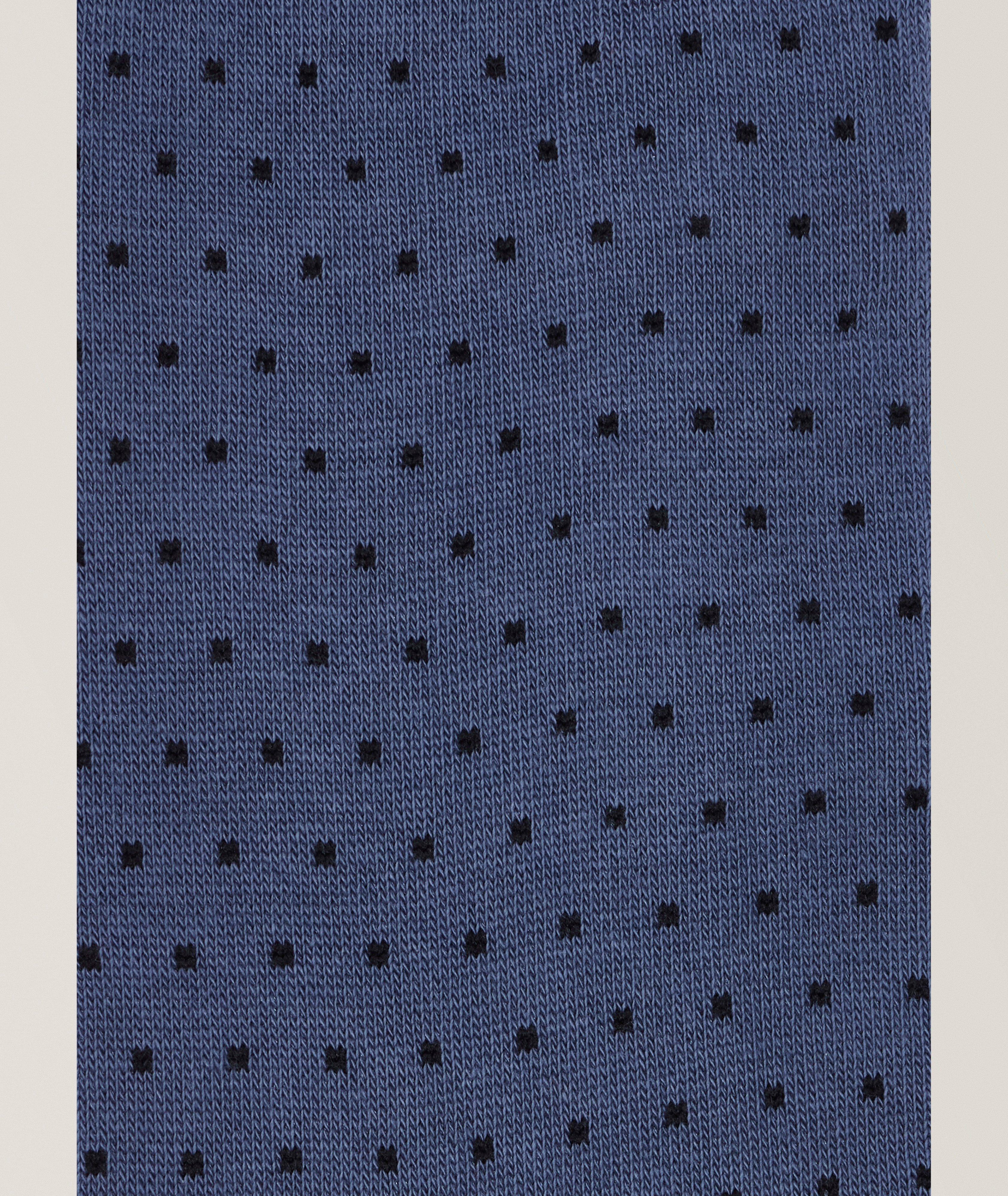 Tiny Polka Dot Stretch-Cotton Socks image 2