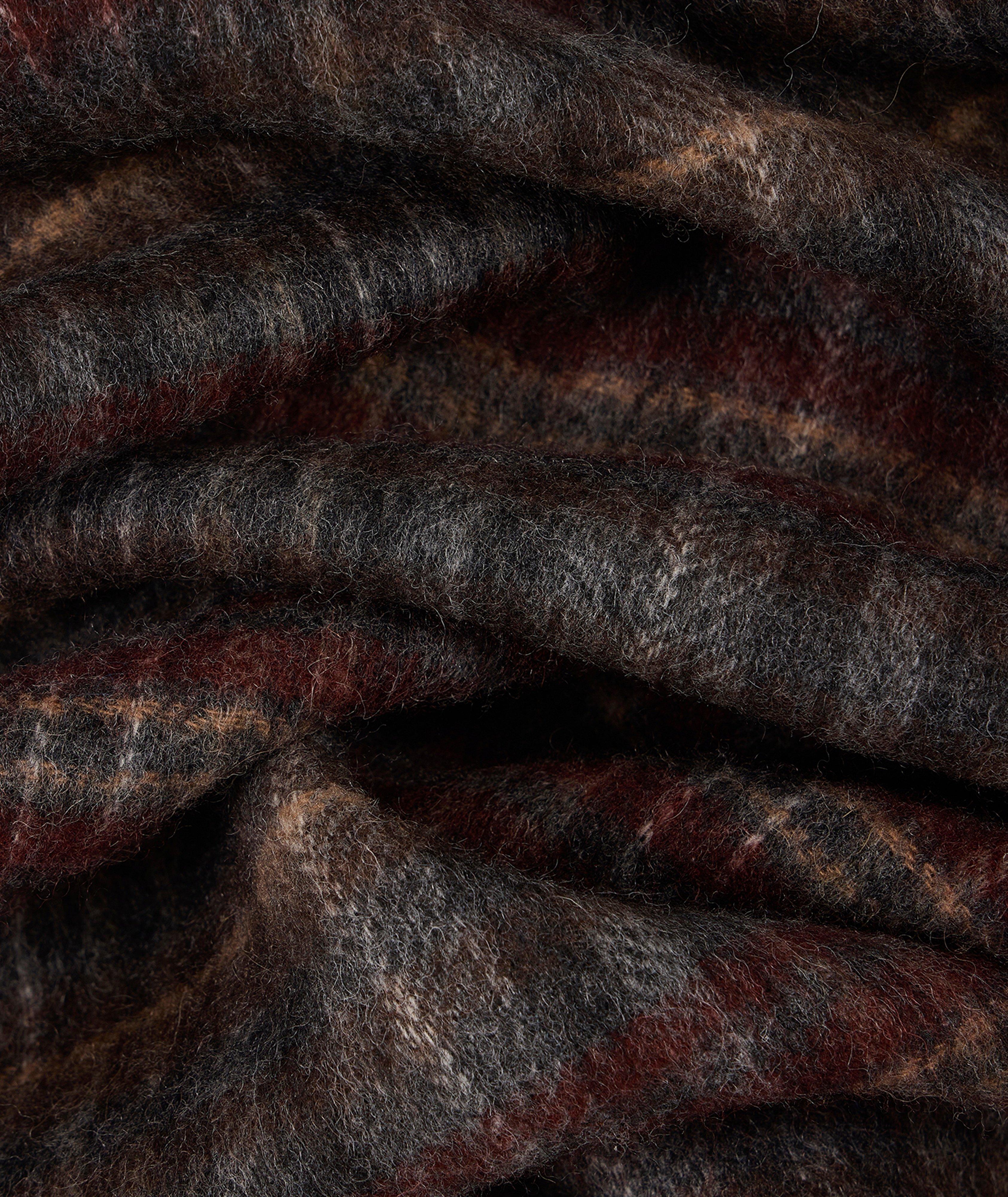Check Lambswool Scarf  image 2