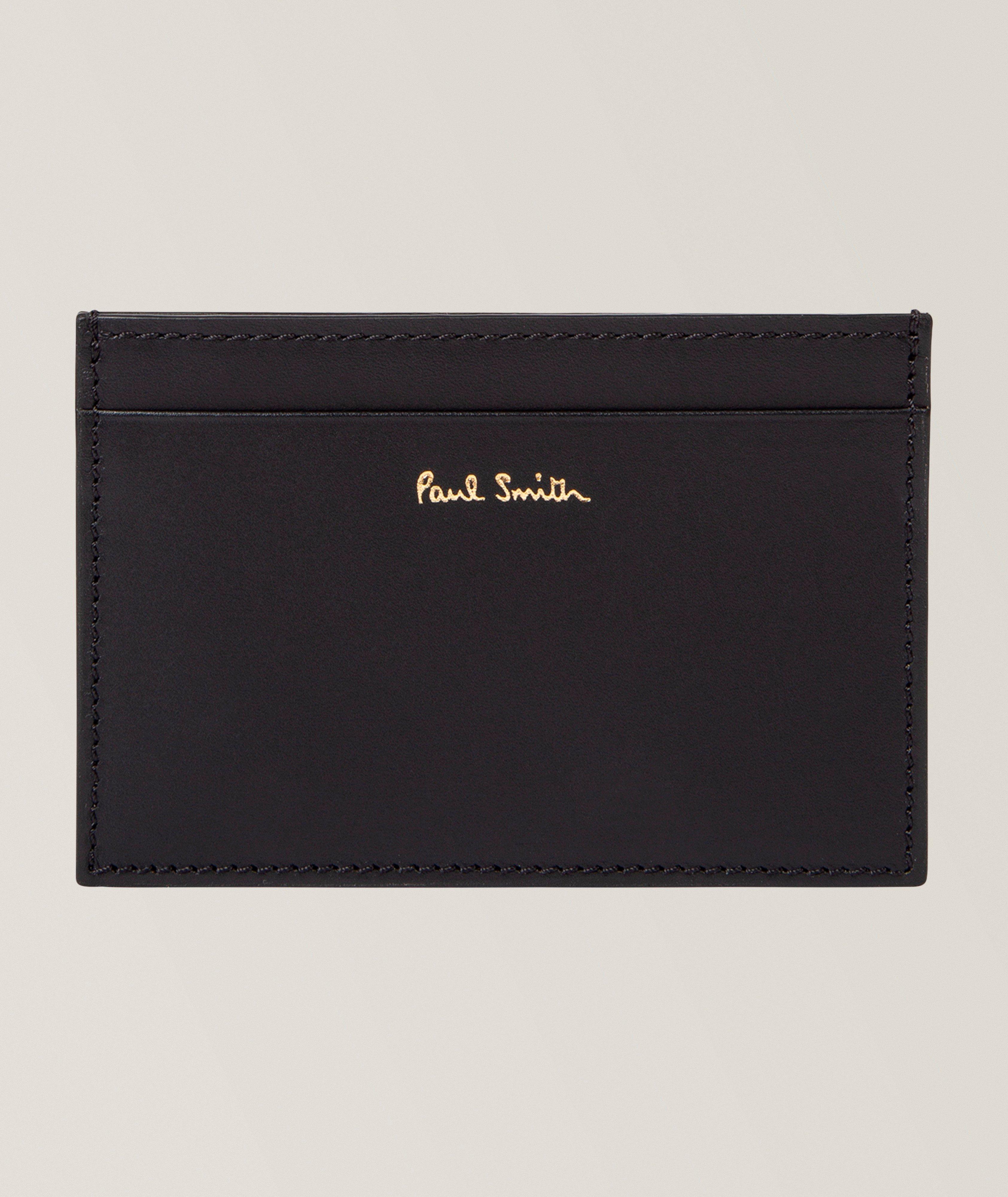 Paul Smith Signature Stripe Interior Leather Cardholder 