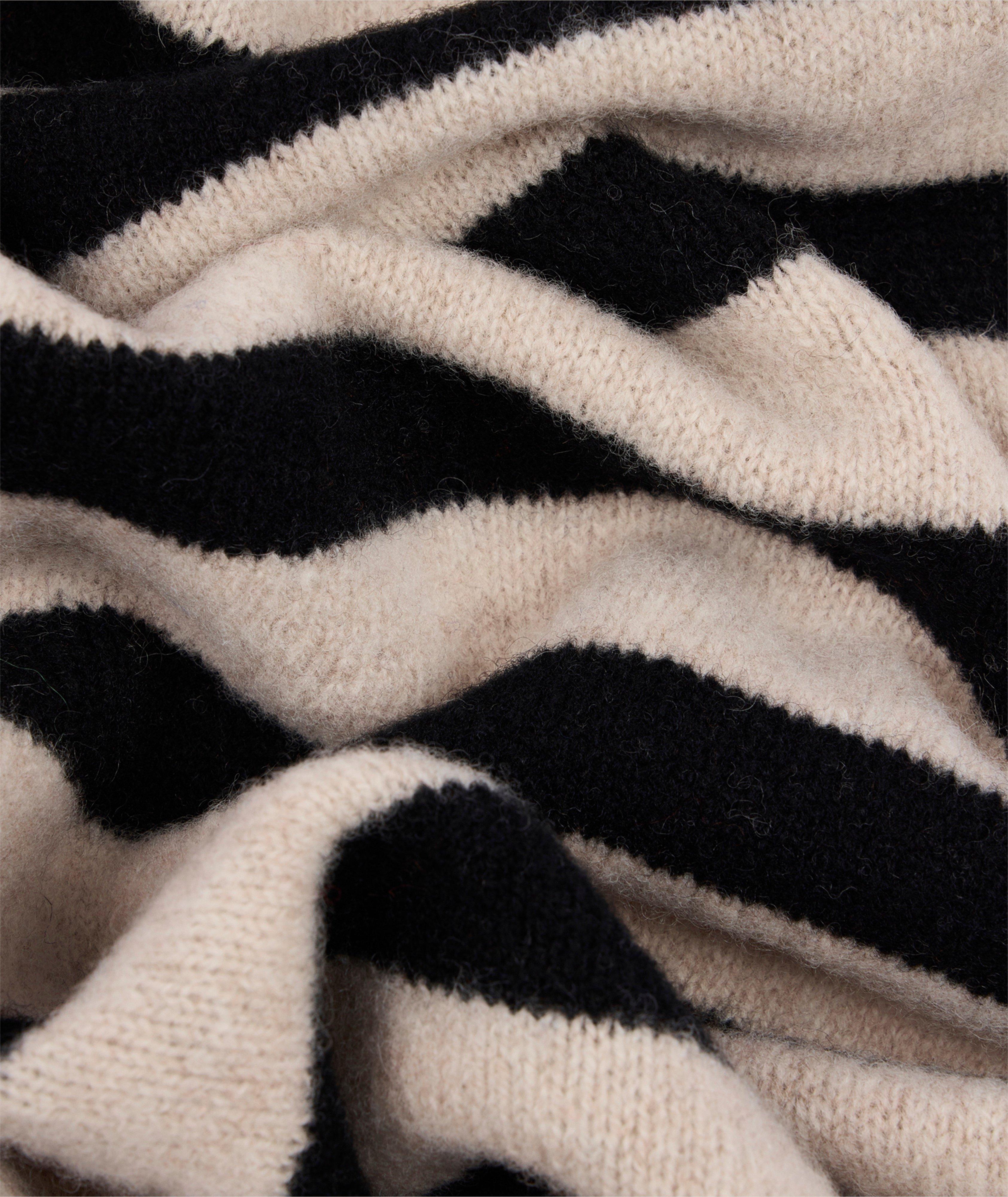 Striped Lambswool Banada Scarf image 2