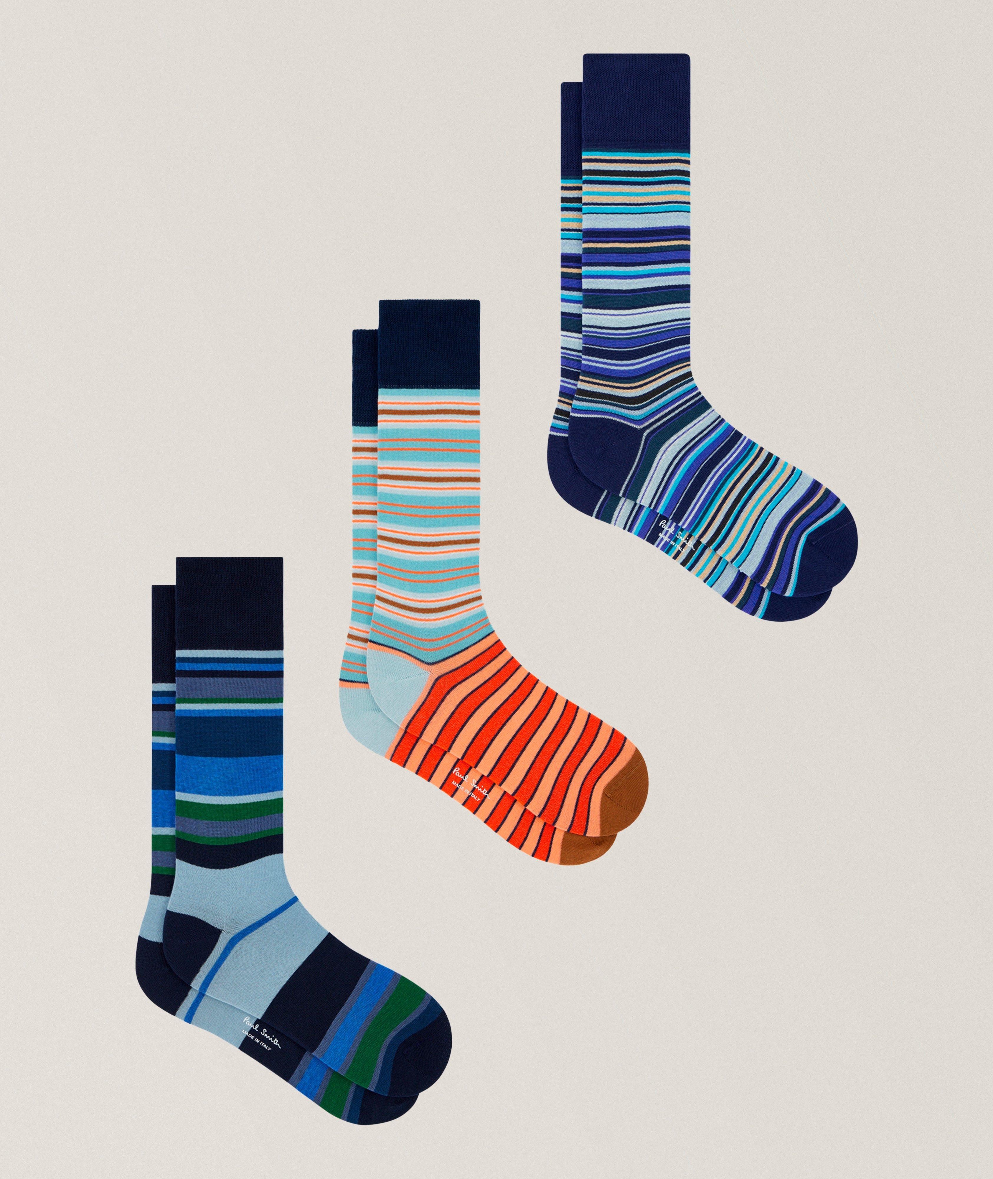 Paul Smith 3-Pack Signature Stripe Socks 