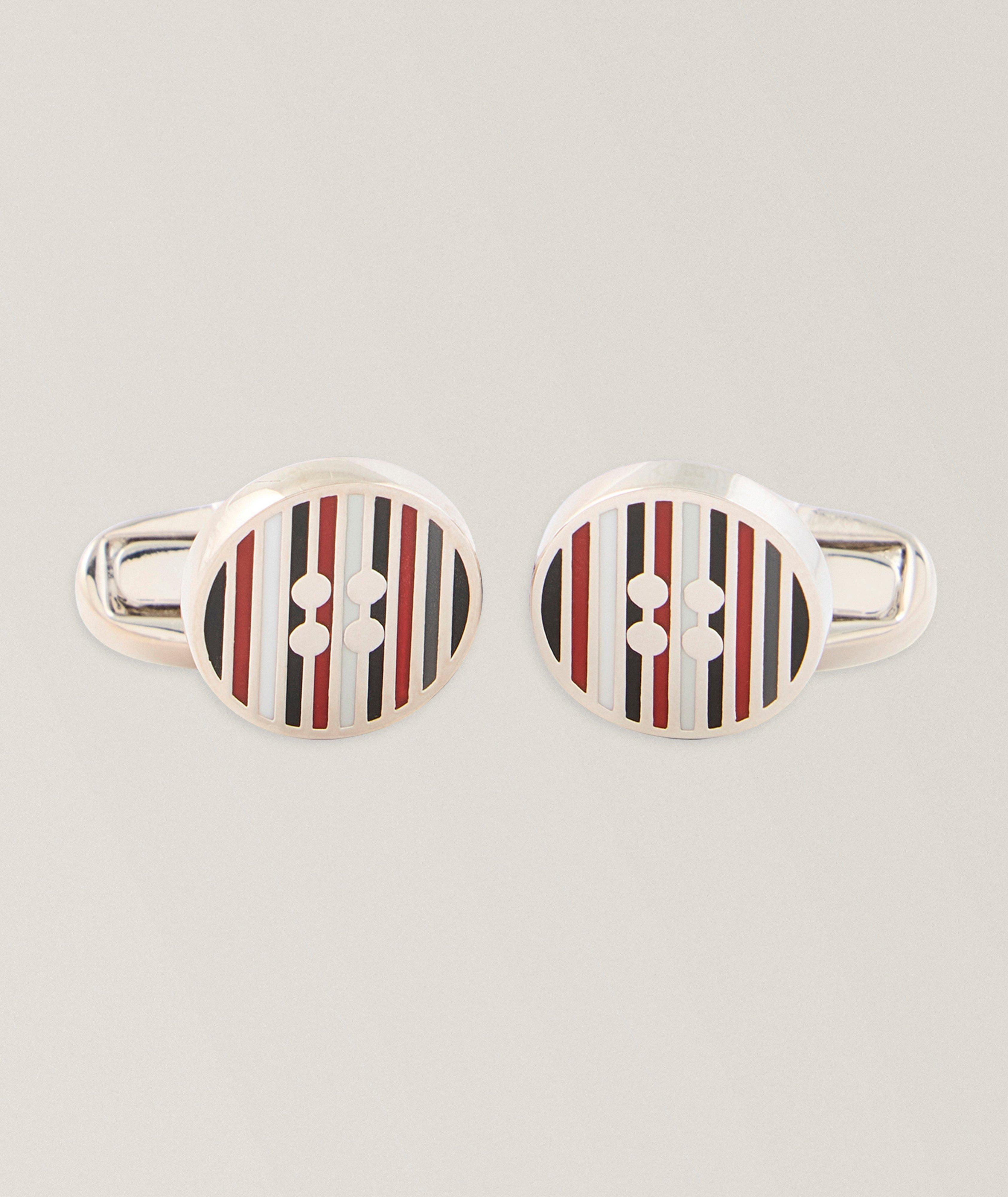 Paul Smith PS MULTI MAN UTD CUFFLINK