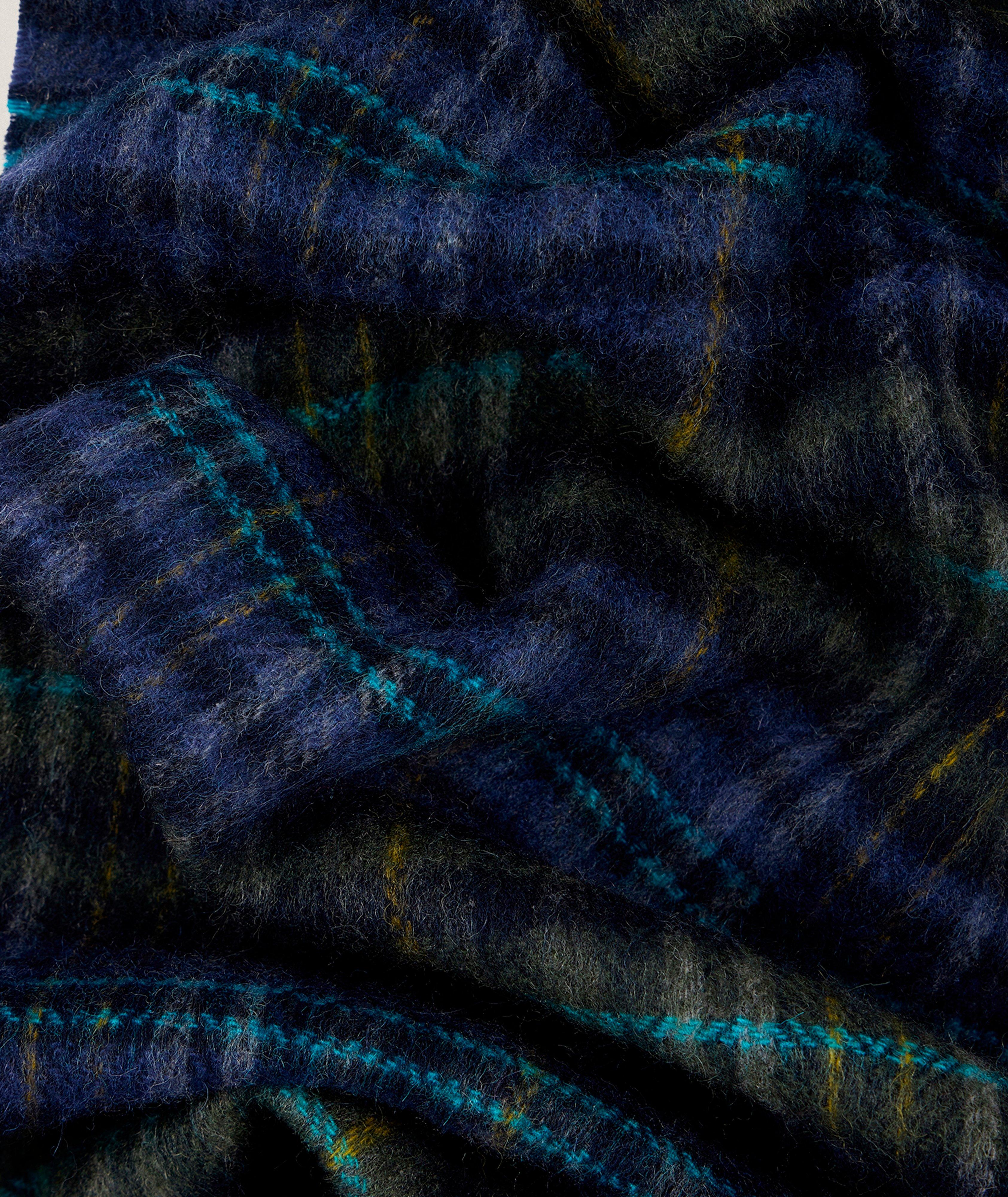 Check Lambswool Scarf  image 2