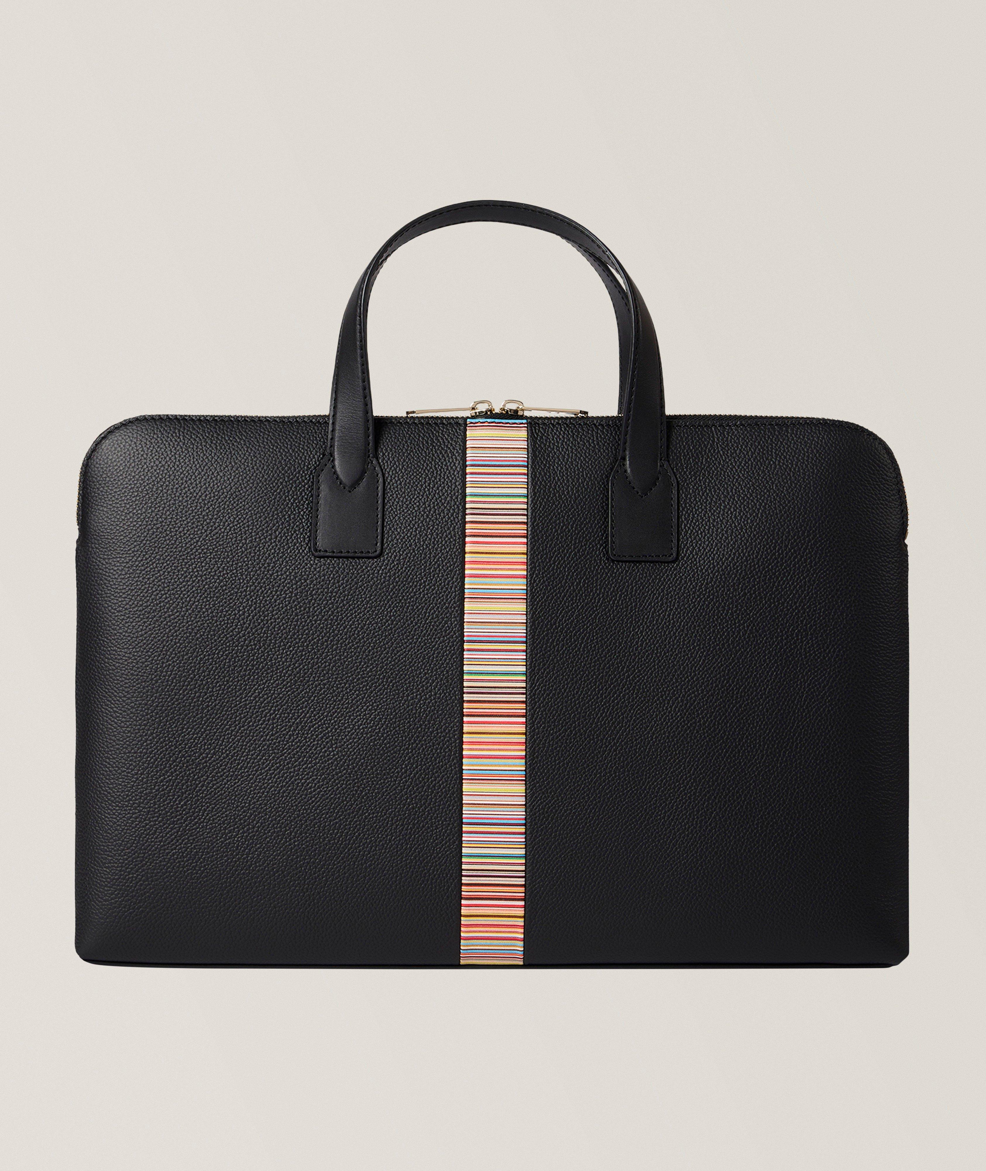 Paul Smith Signature Stripe Slim Folio Briefcase