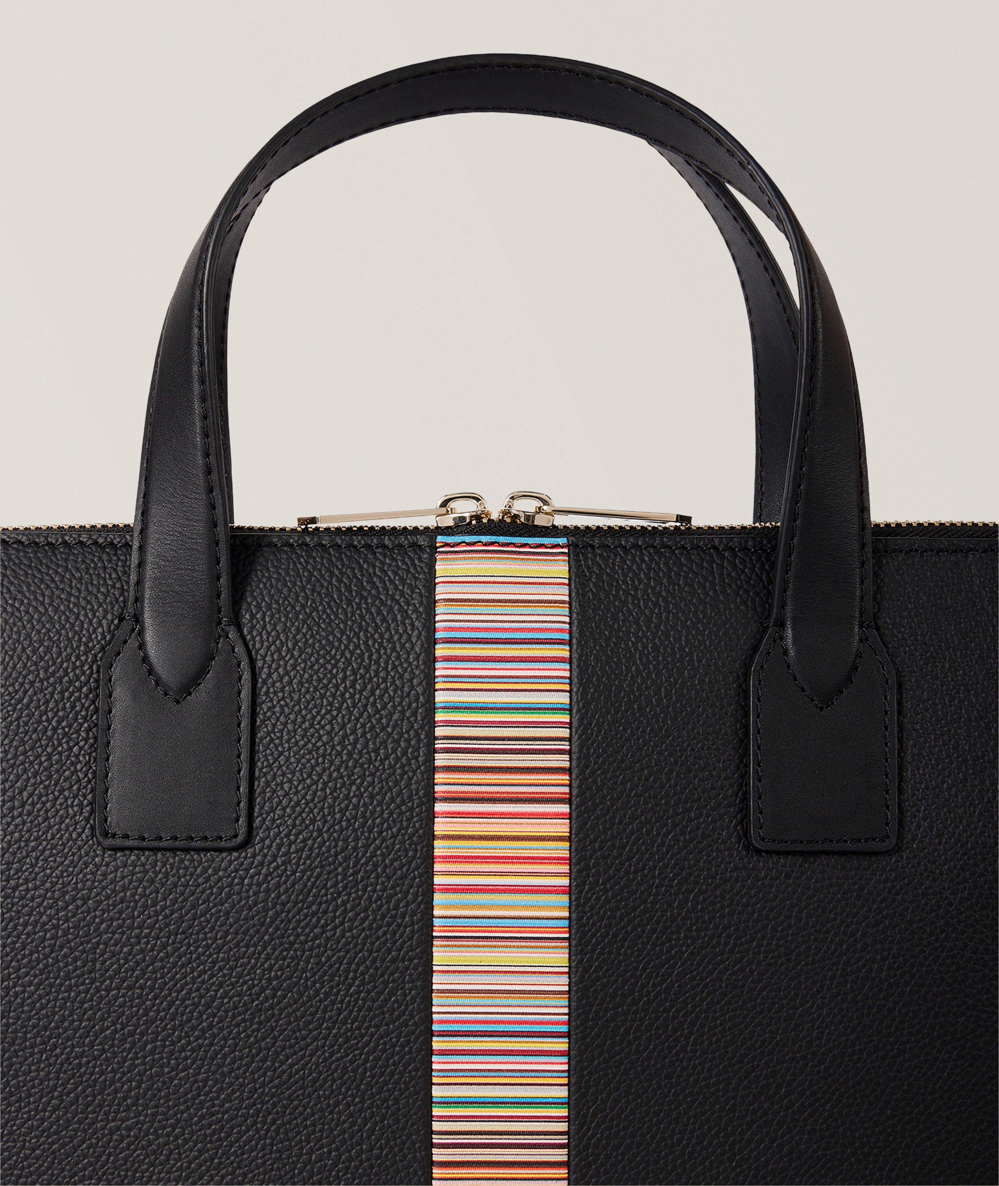 Signature Stripe Slim Folio Briefcase image 5